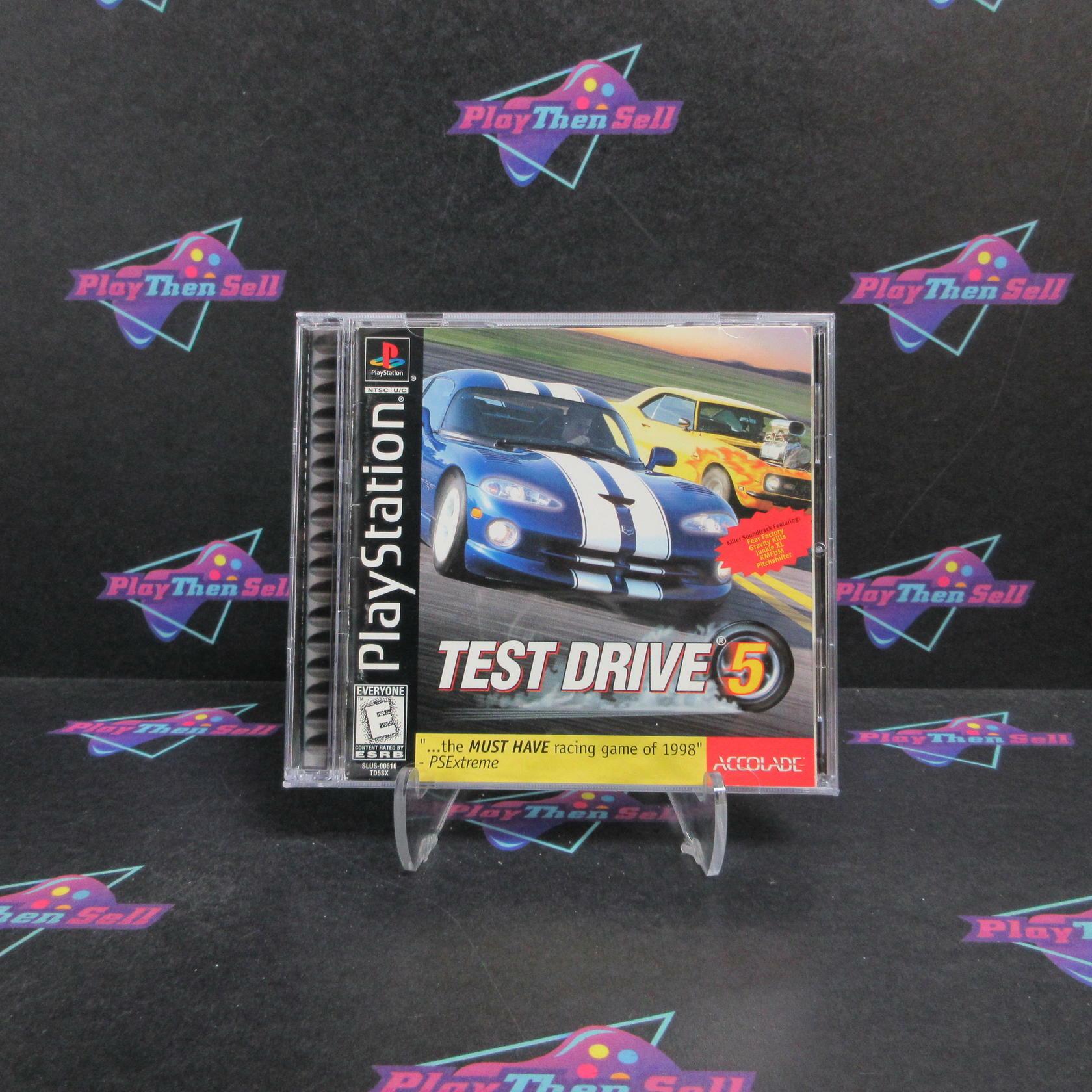 Test Drive 5 PS1 PlayStation 1 Complete - Very Good
