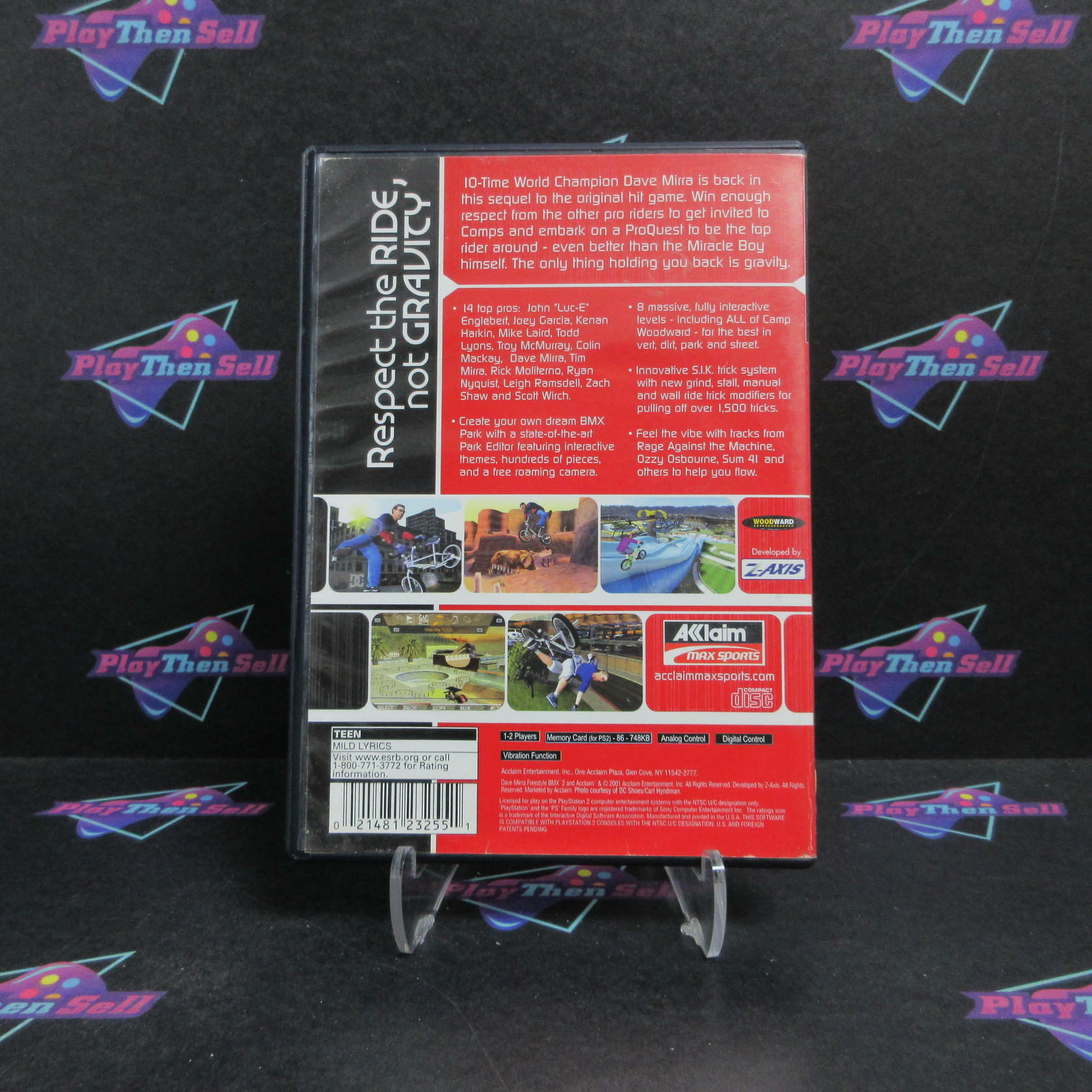 Dave Mirra 2 Freestyle BMX PS2 PlayStation 2 + Reg Card Complete - Very Good