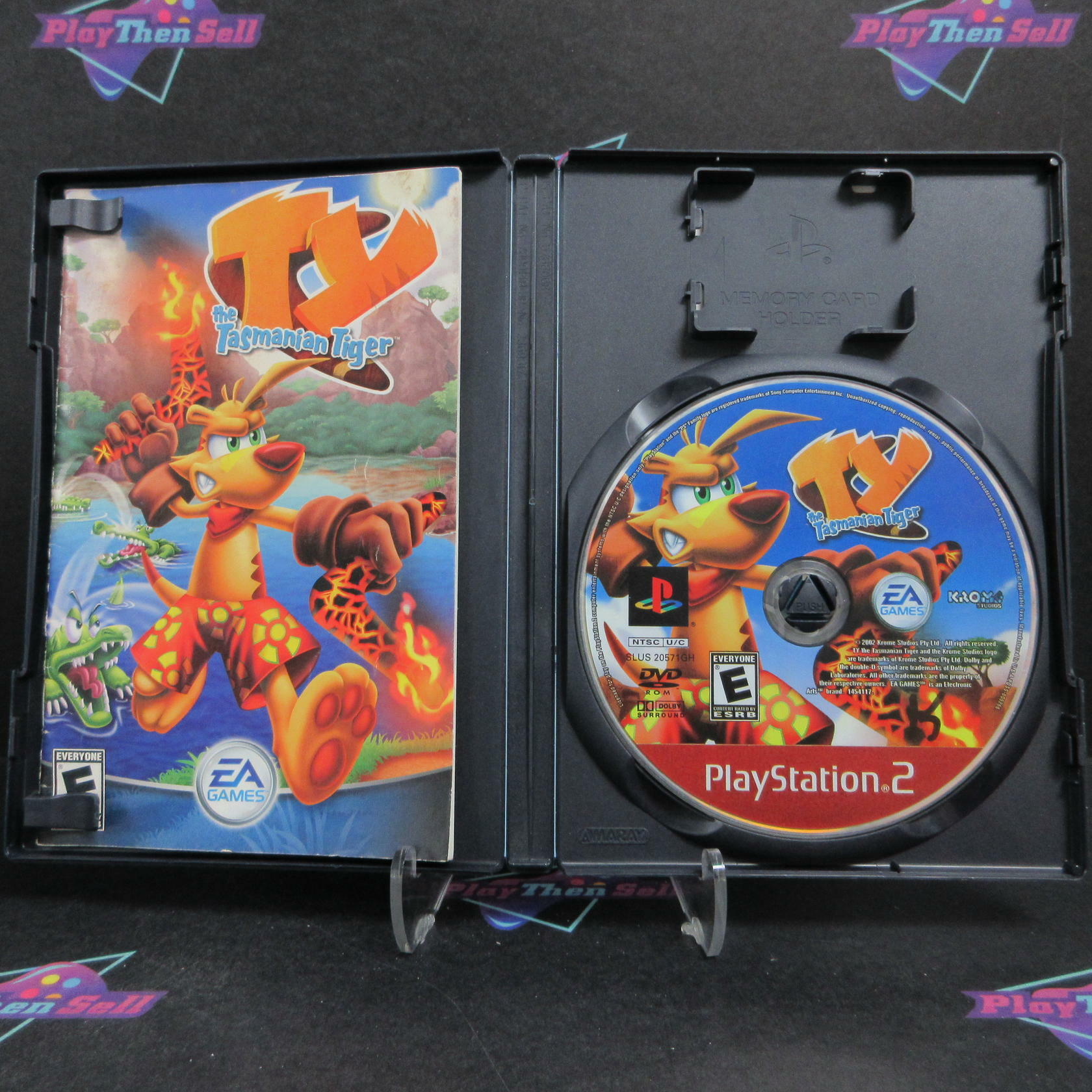 Ty the Tasmanian Tiger PS2 PlayStation 2 GH Complete - Very Good