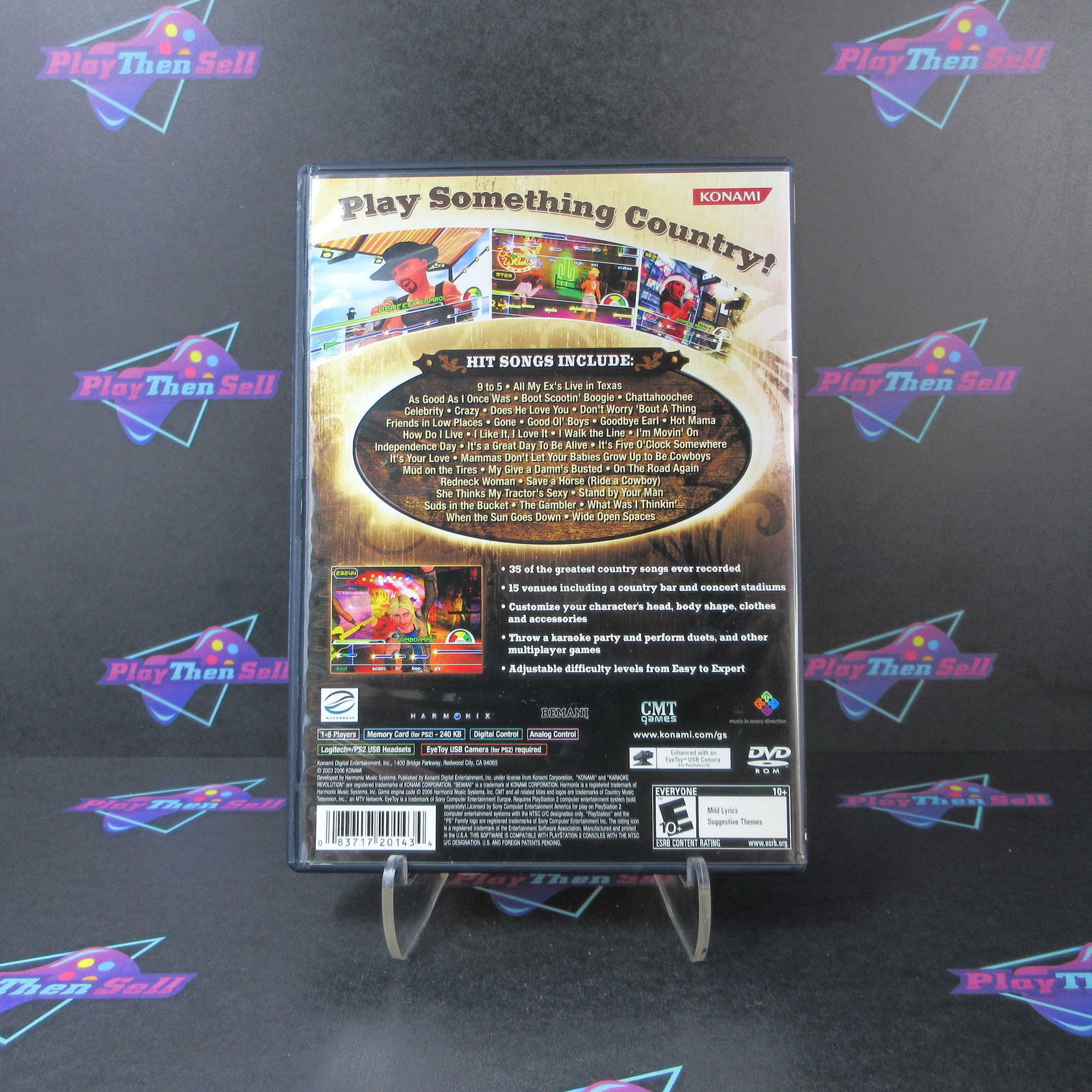 Karaoke Revolution Country PS2 PlayStation 2 Complete - Excellent