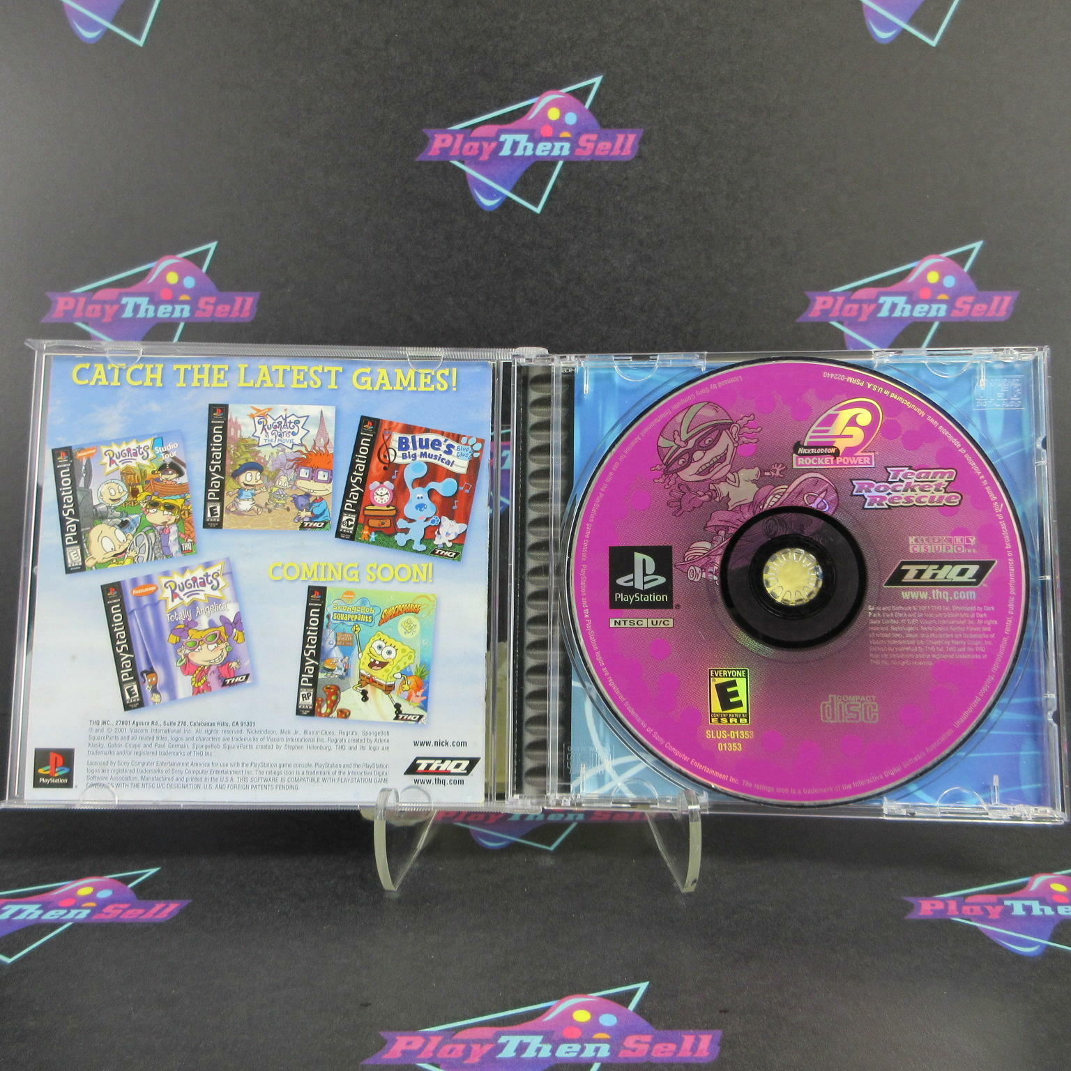 Rocket Power Team Rocket Rescue PS1 PlayStation 1 Complete - Refurbished