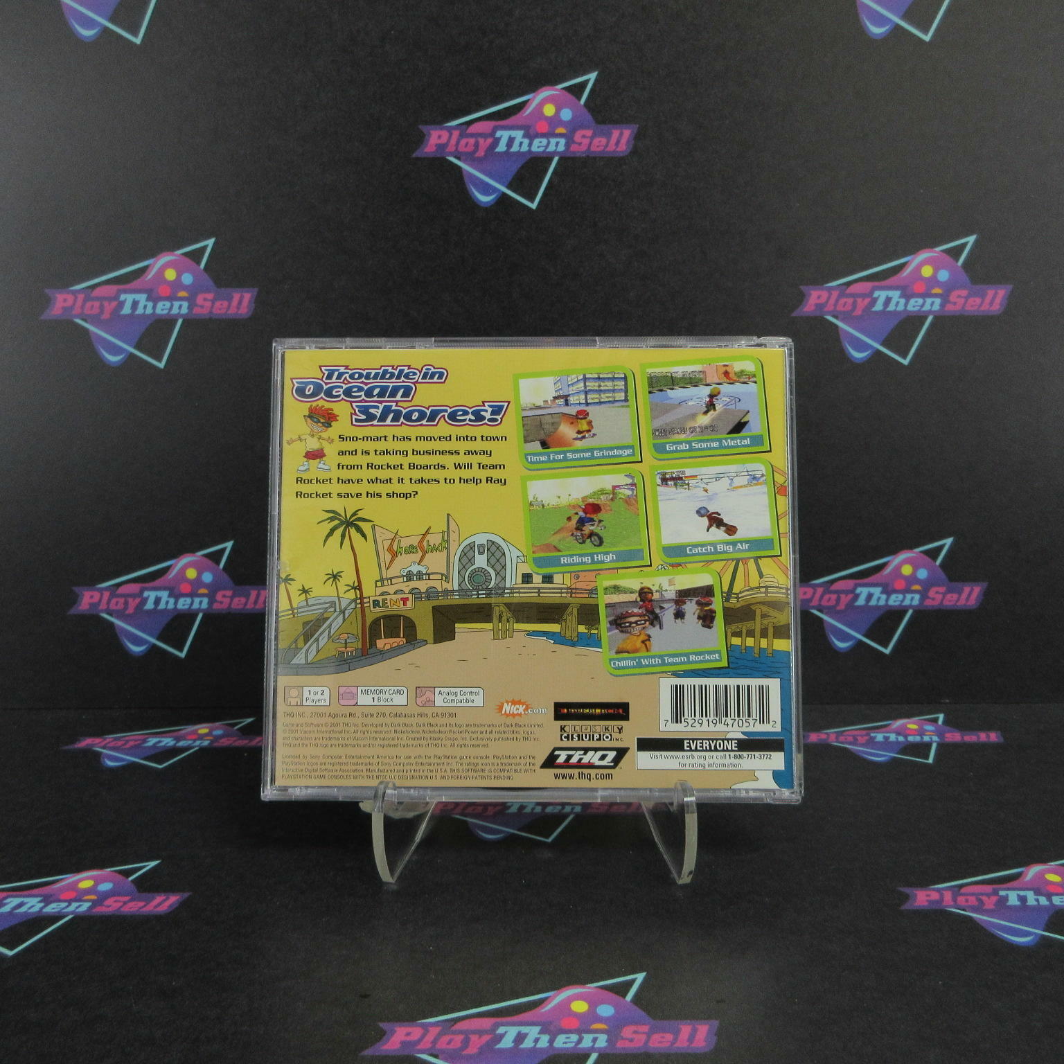 Rocket Power Team Rocket Rescue PS1 PlayStation 1 Complete - Refurbished