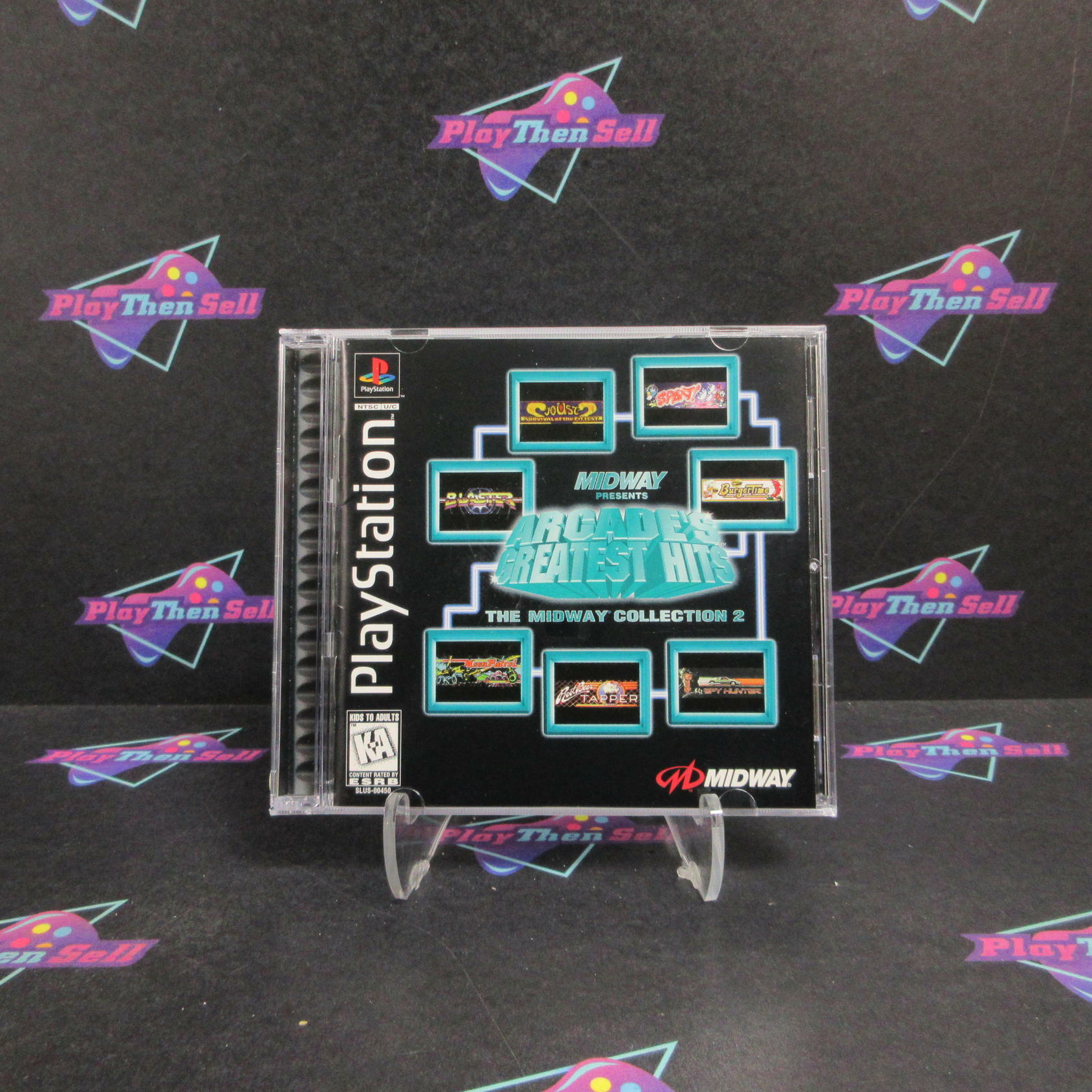 Arcades Greatest Hits Midway Collection 2 PS1 PlayStation 1 + Reg - Refurbished