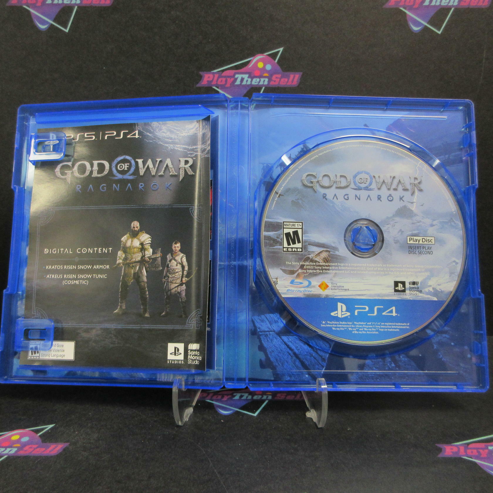 God of War Ragnarok Launch Edition PS4 PlayStation 4 Complete - Refurbished