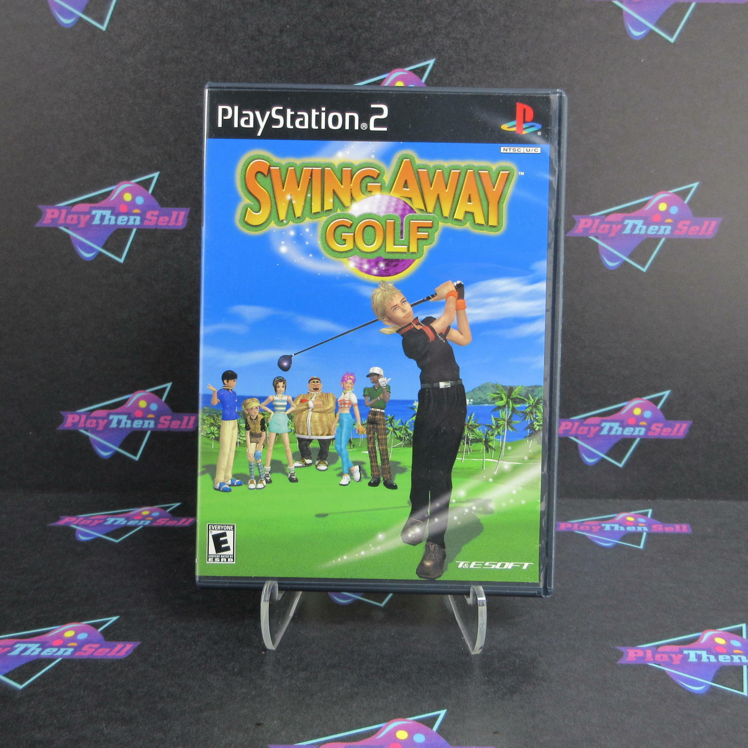 Swing Away Golf PS2 PlayStation 2 + Reg Card Complete - Excellent
