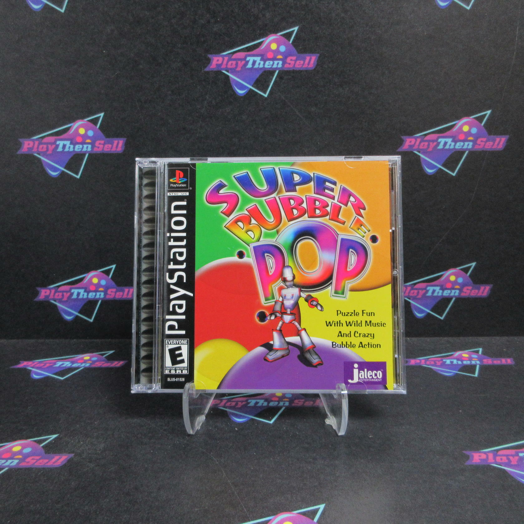 Super Bubble Pop PS1 PlayStation 1 + Reg Card Complete - Refurbished