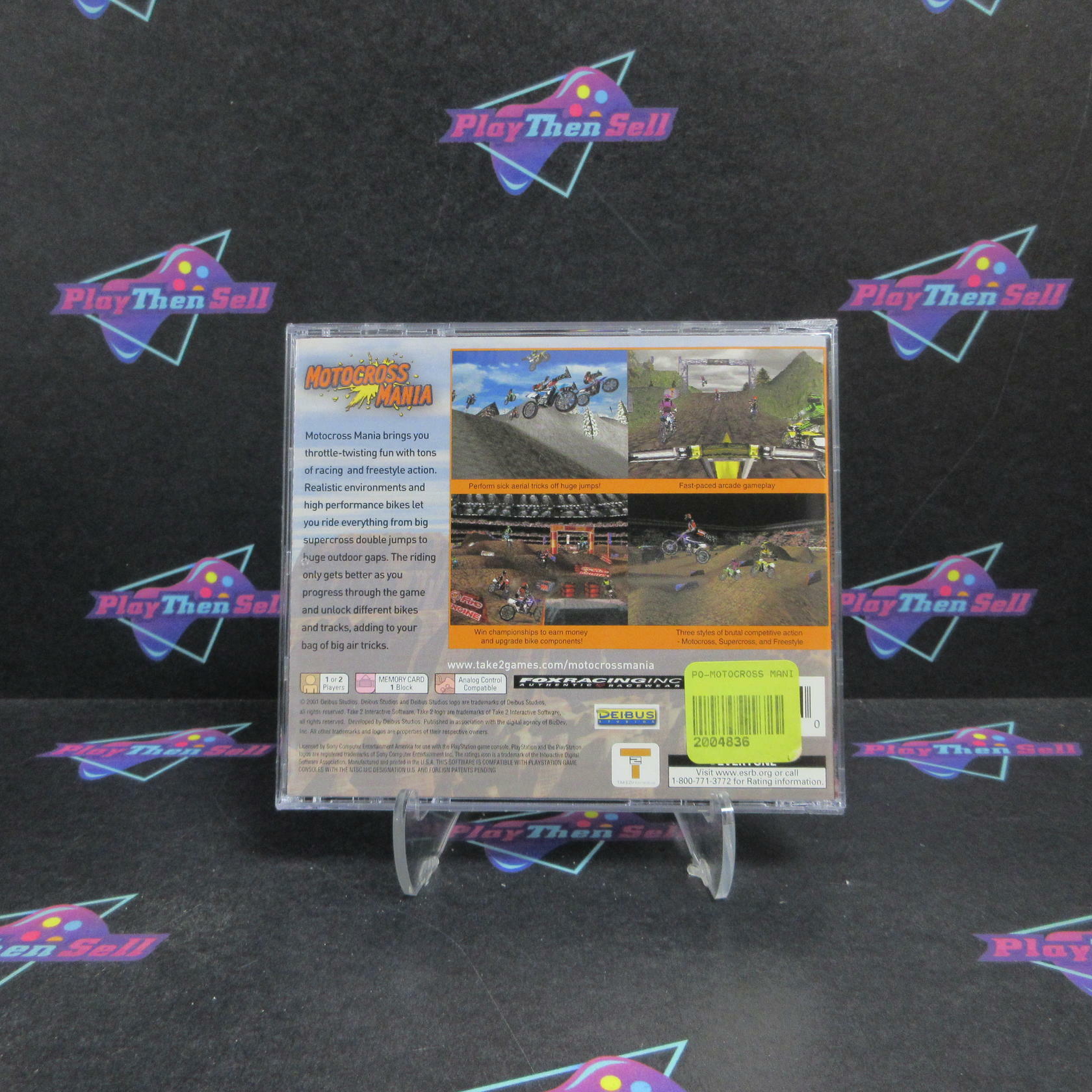 Motocross Mania PS1 PlayStation 1 Complete - Very Good