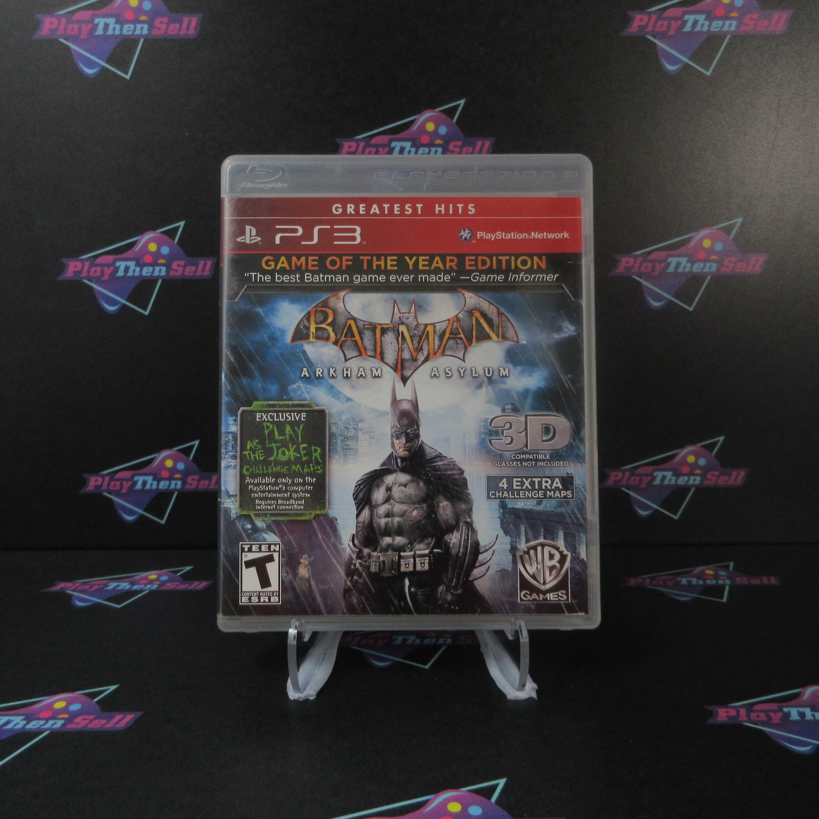 Batman Arkham Asylum GOTY PS3 PlayStation 3 GH Complete - Very Good