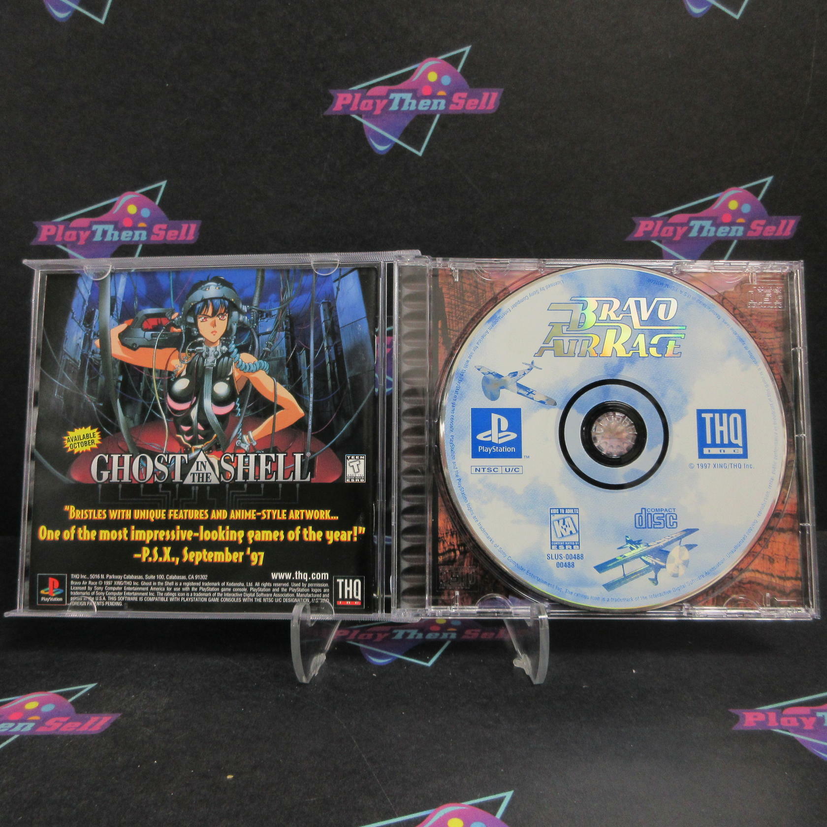 Bravo Air Race PS1 PlayStation 1 + Reg Card Complete - Refurbished