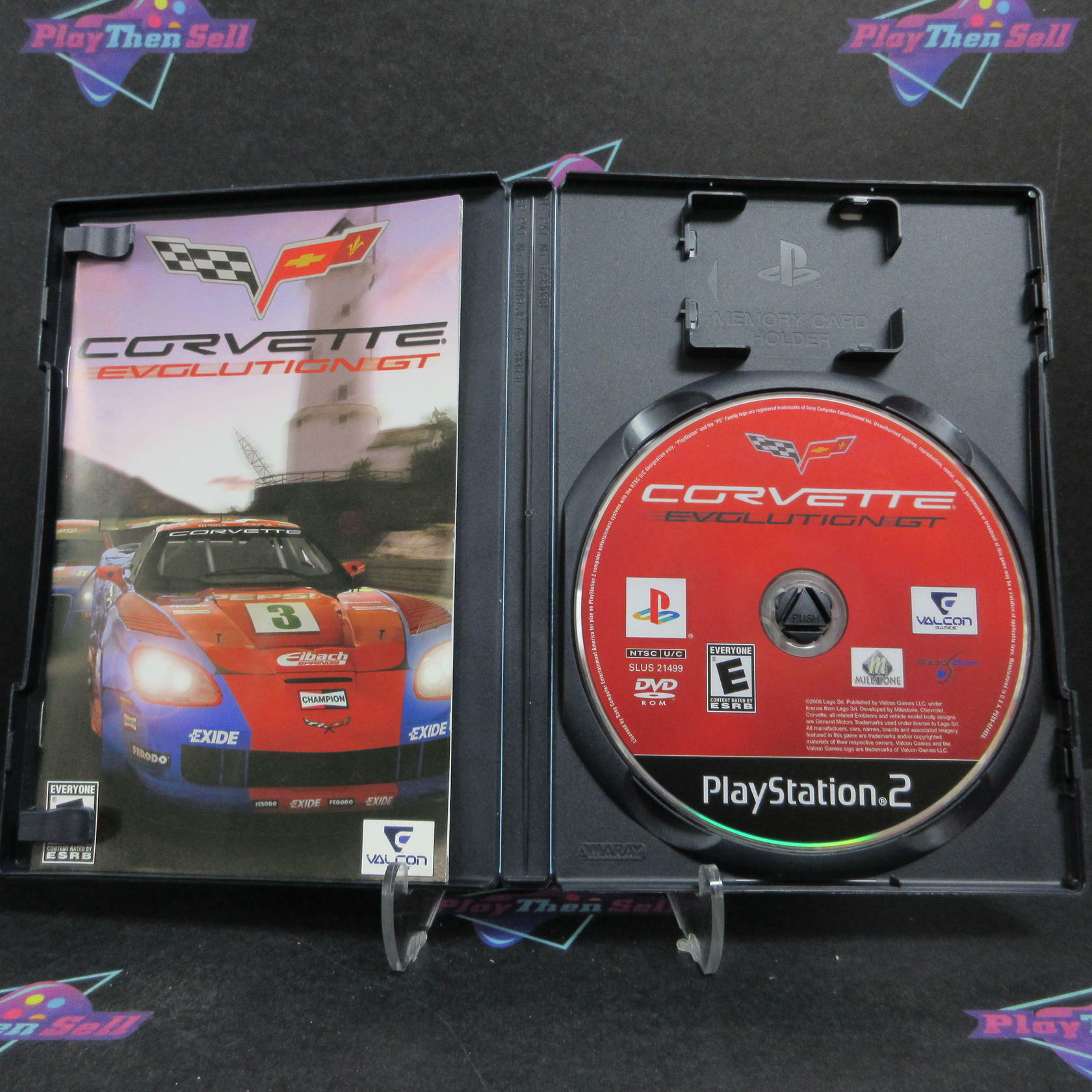 Corvette Evolution GT PS2 PlayStation 2 Complete - Very Good
