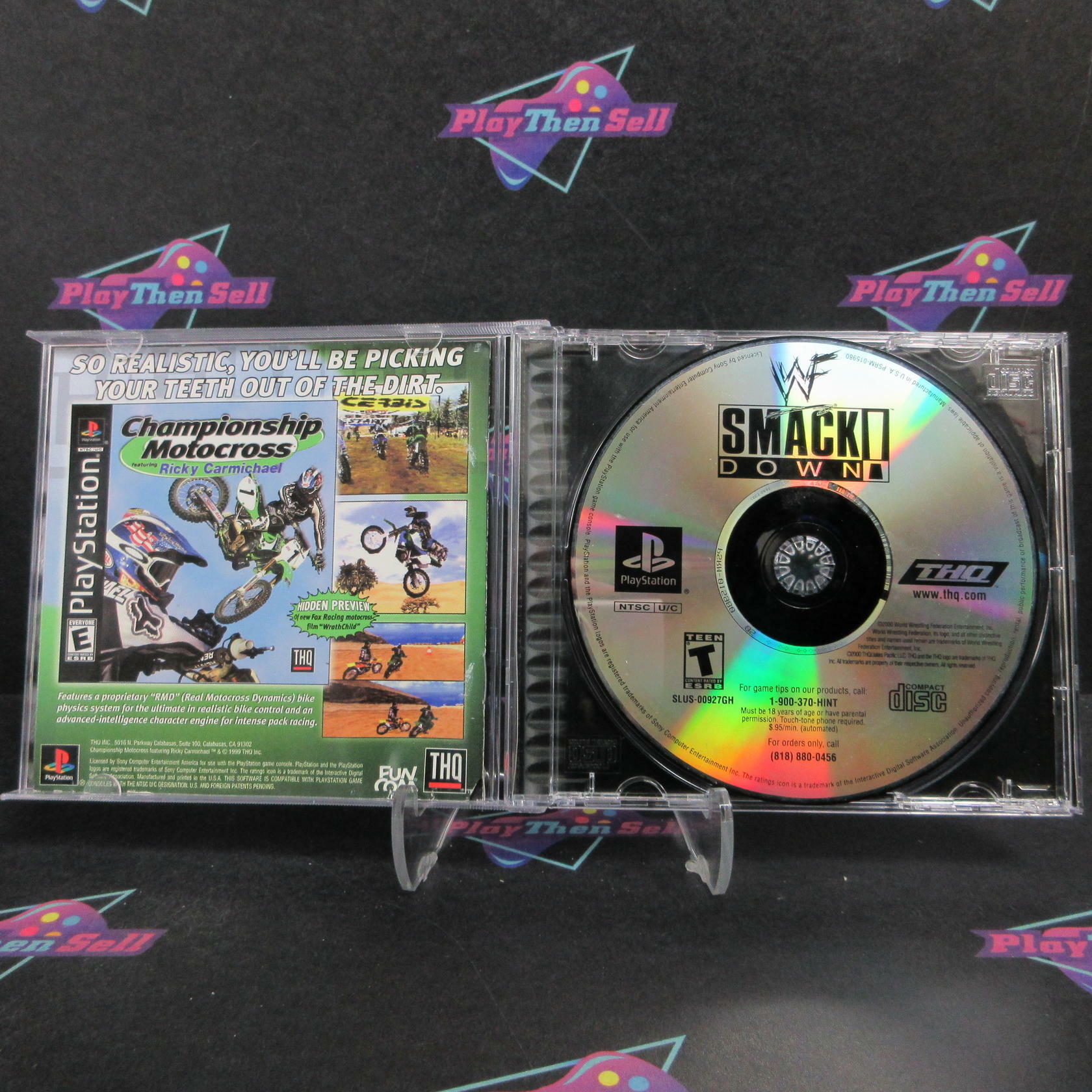 WWF Smackdown PS1 PlayStation 1 Complete - Very Good