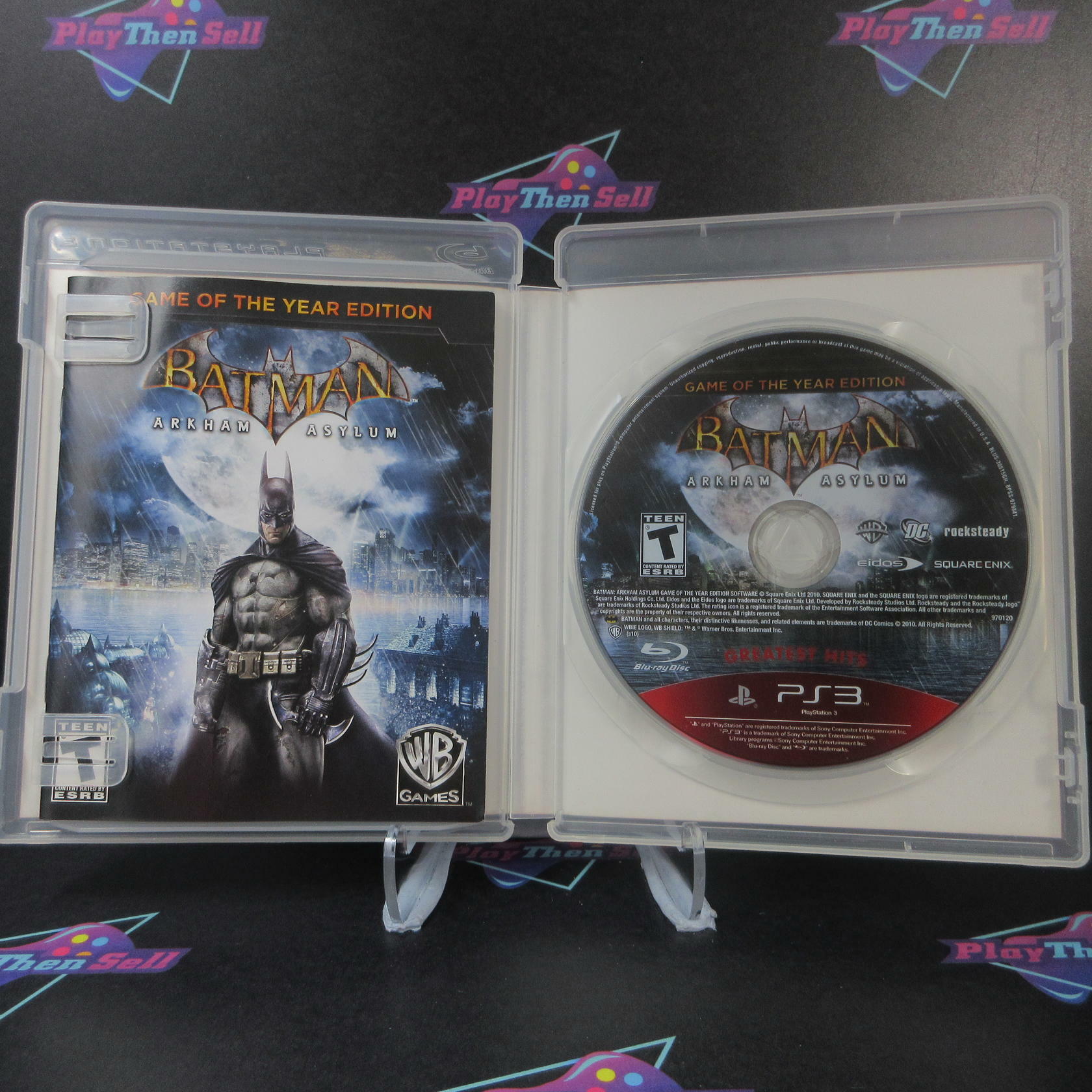 Batman Arkham Asylum GOTY PS3 PlayStation 3 GH Complete - Very Good