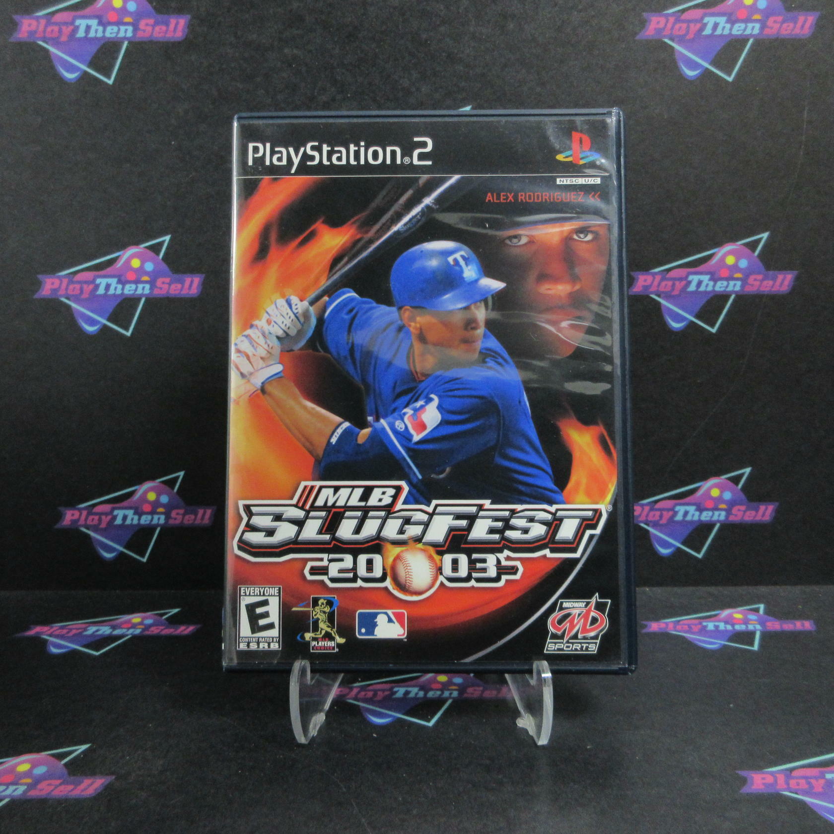 MLB Slugfest 2003 PS2 PlayStation 2 + Reg Card Complete - Excellent
