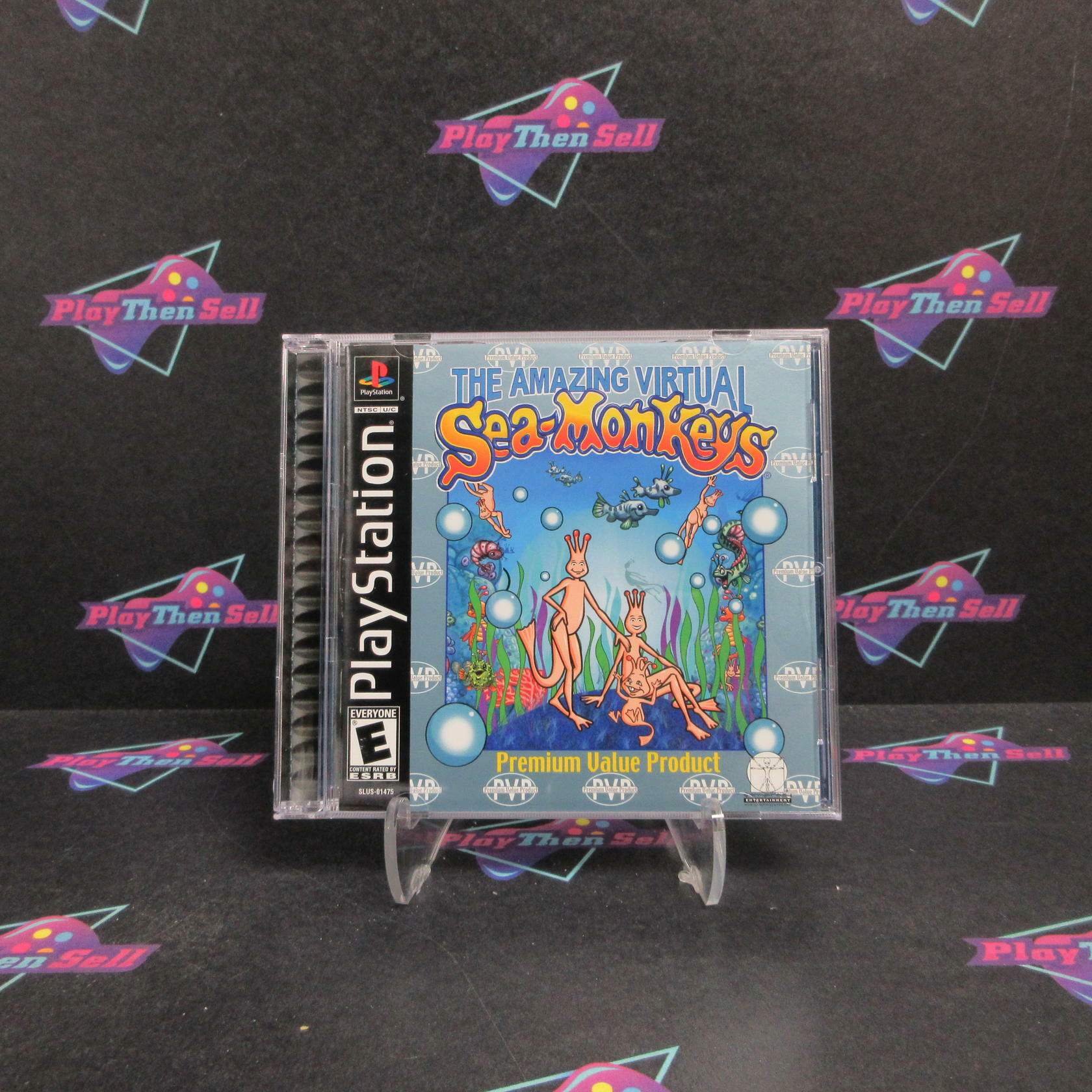 The Amazing Virtual Sea Monkeys PS1 PlayStation 1 Complete - Refurbished