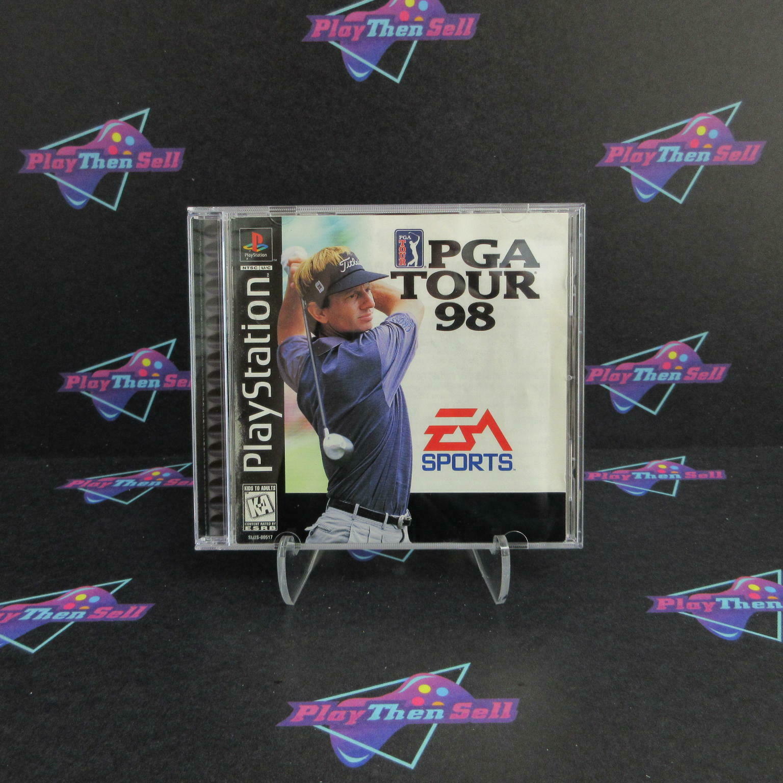 PGA Tour 98 PS1 PlayStation 1 + Reg Card Complete - Refurbished