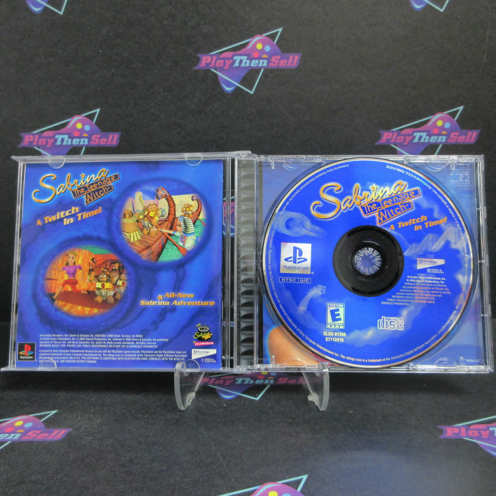 Sabrina the Teenage Witch Twitch in Time PS1 PlayStation 1 Complete - Refurbished