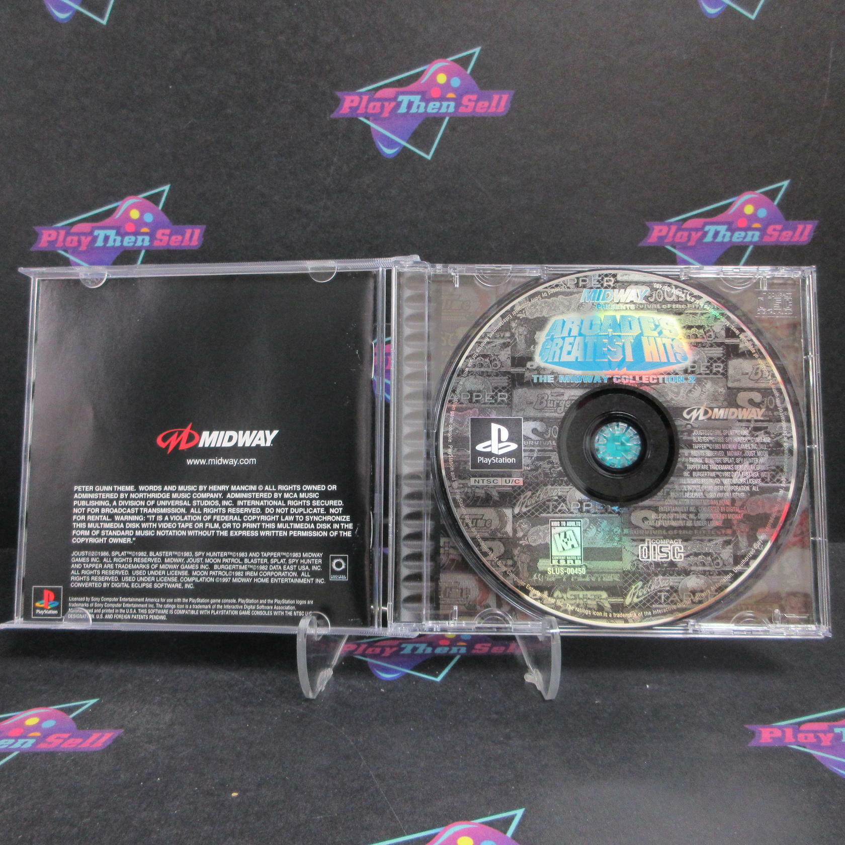 Arcades Greatest Hits Midway Collection 2 PS1 PlayStation 1 + Reg - Refurbished