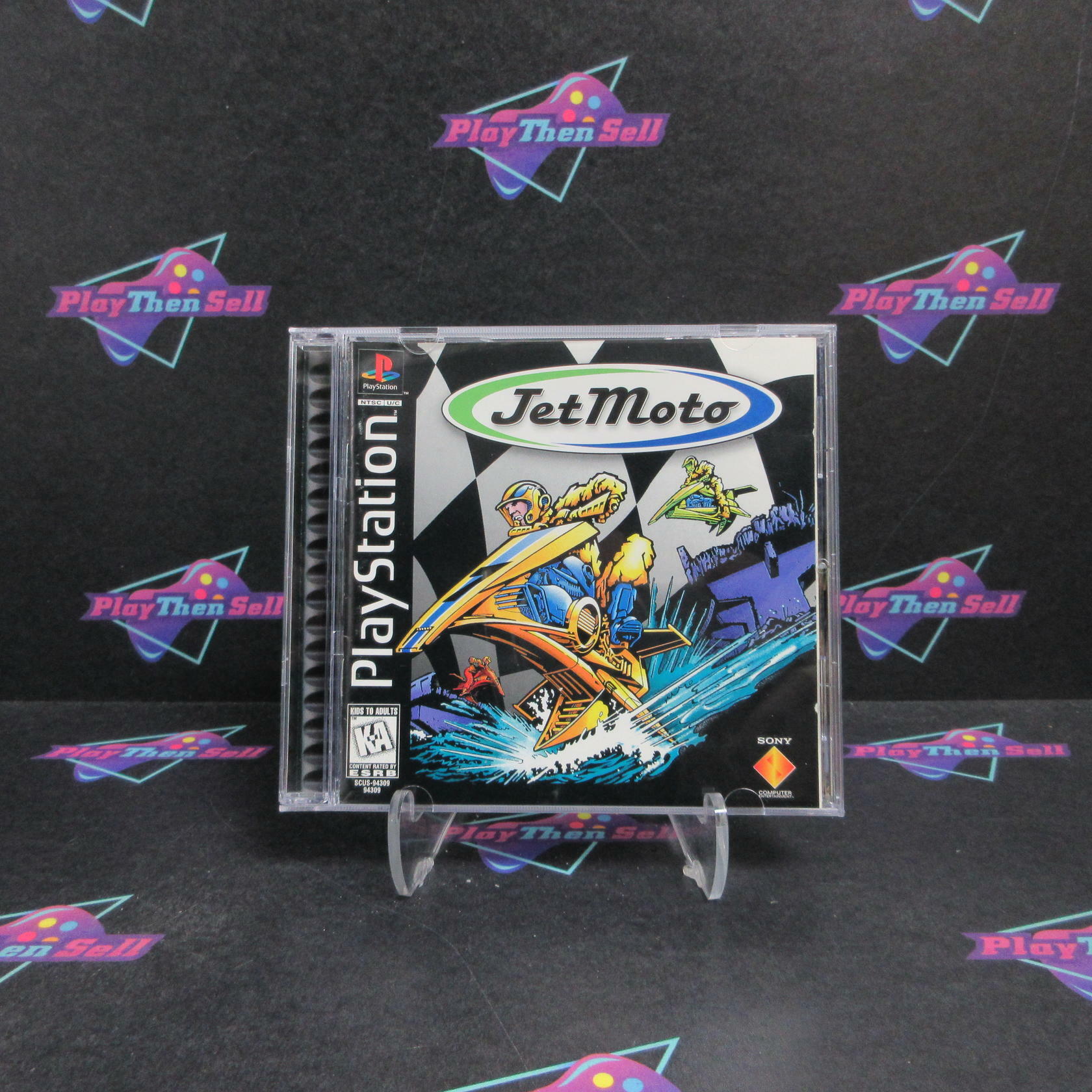 Jet Moto PS1 PlayStation 1 Complete - Very Good