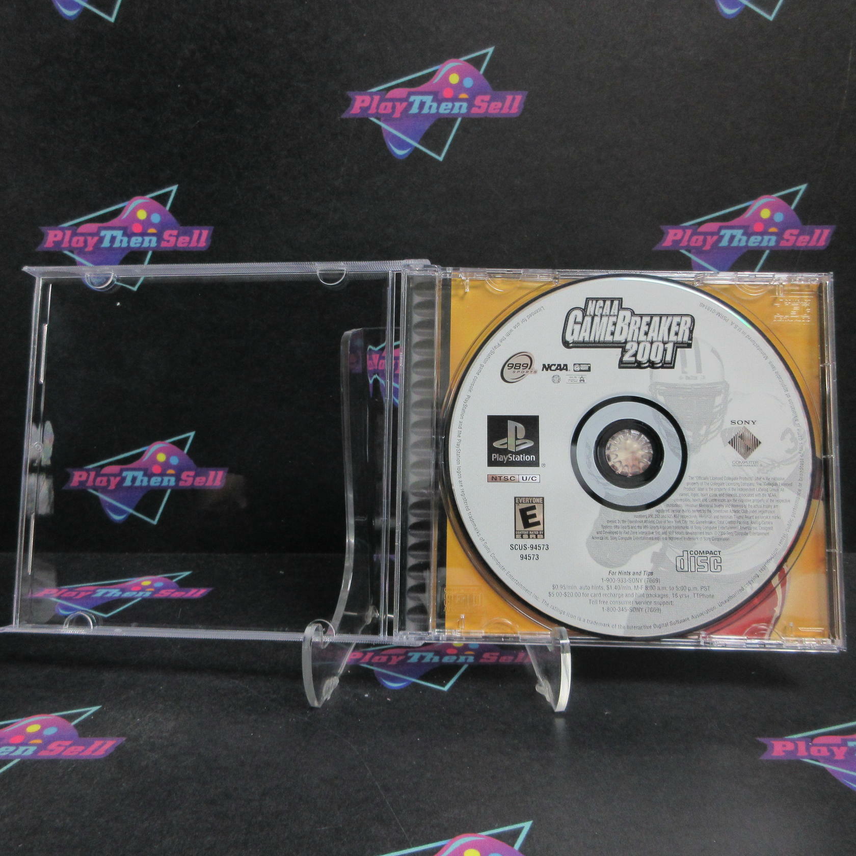 NCAA GameBreaker 2001 PS1 PlayStation 1 - Very Good