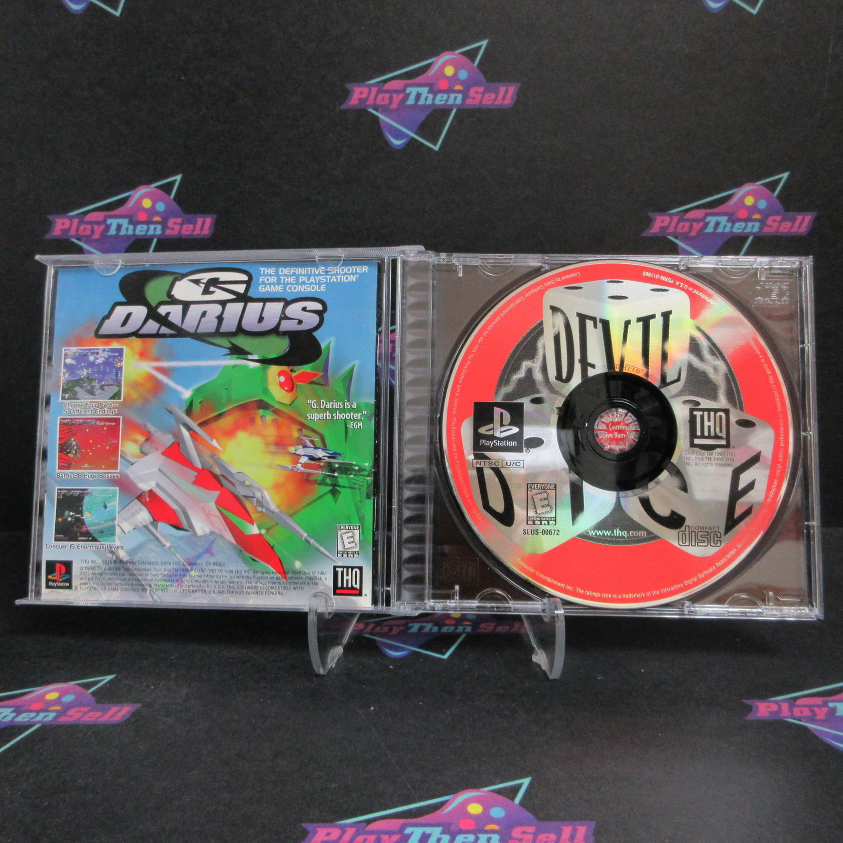 Devil Dice PS1 PlayStation 1 + Reg Card Complete - Refurbished