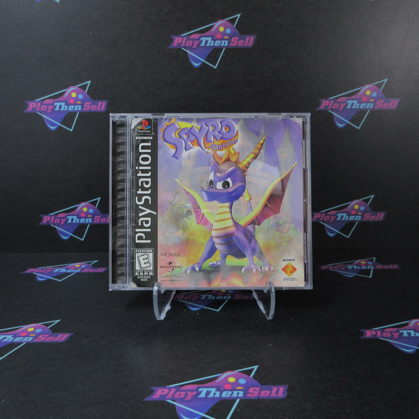 Spyro the Dragon PS1 PlayStation 1 Complete - Very Good