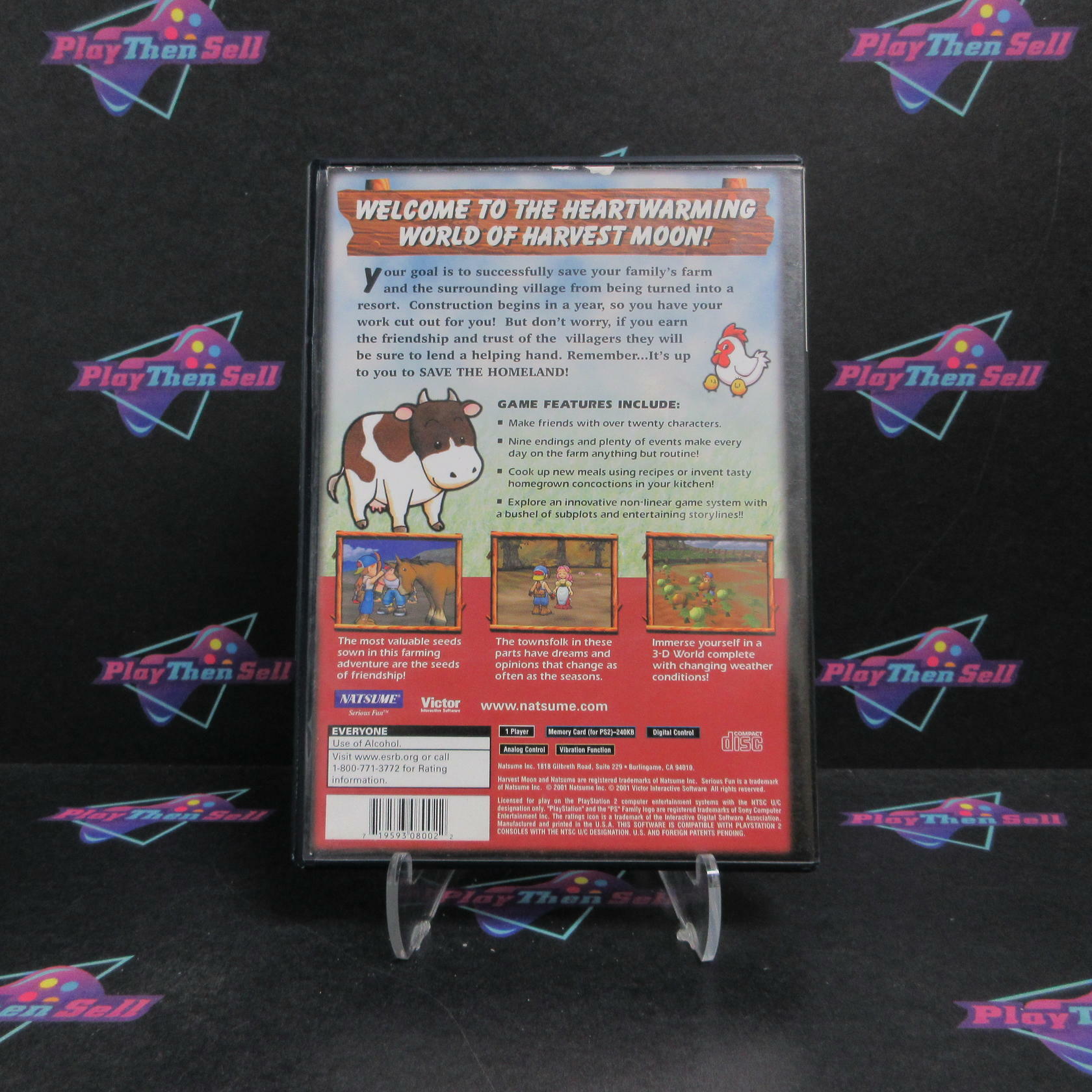 Harvest Moon Save the Homeland PS2 PlayStation 2 - Very Good