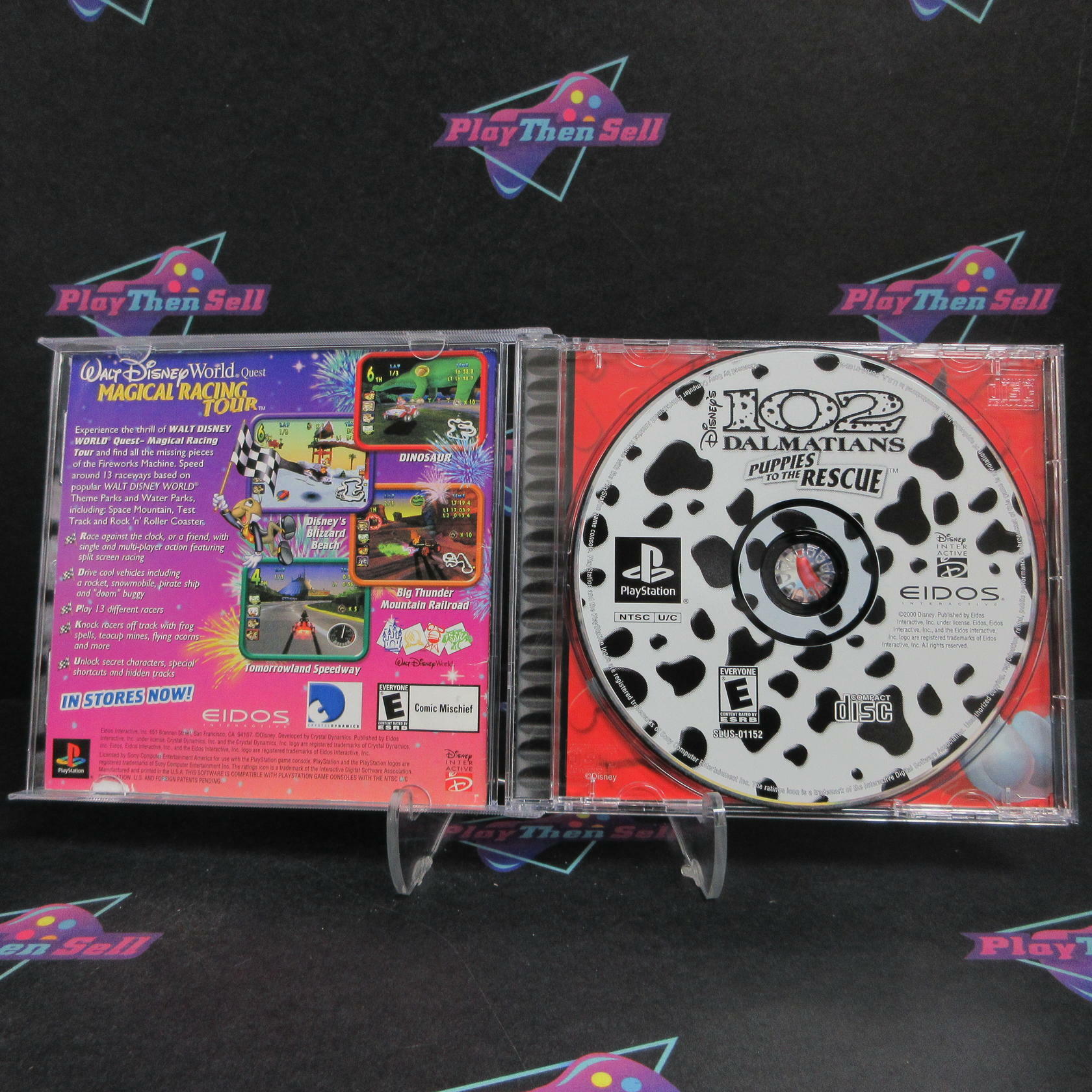 102 Dalmatians Puppies to the Rescue PS1 PlayStation 1 Complete - Very Good