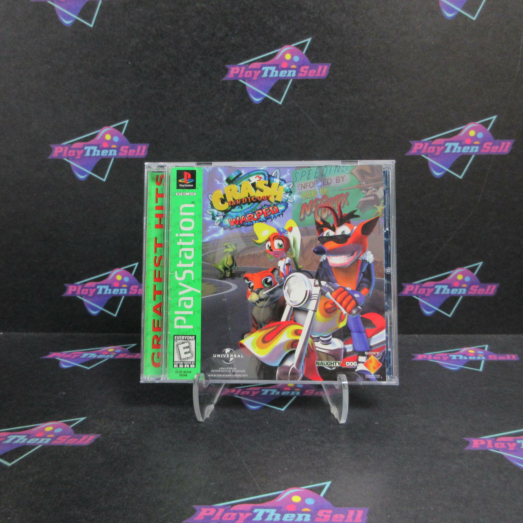 Crash Bandicoot 3 Warped PS1 PlayStation 1 GH Complete - Very Good