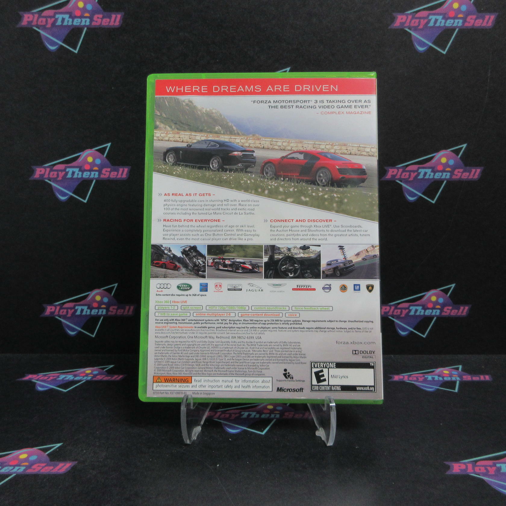 Forza Motorsport 3 Xbox 360 NFRS - Very Good