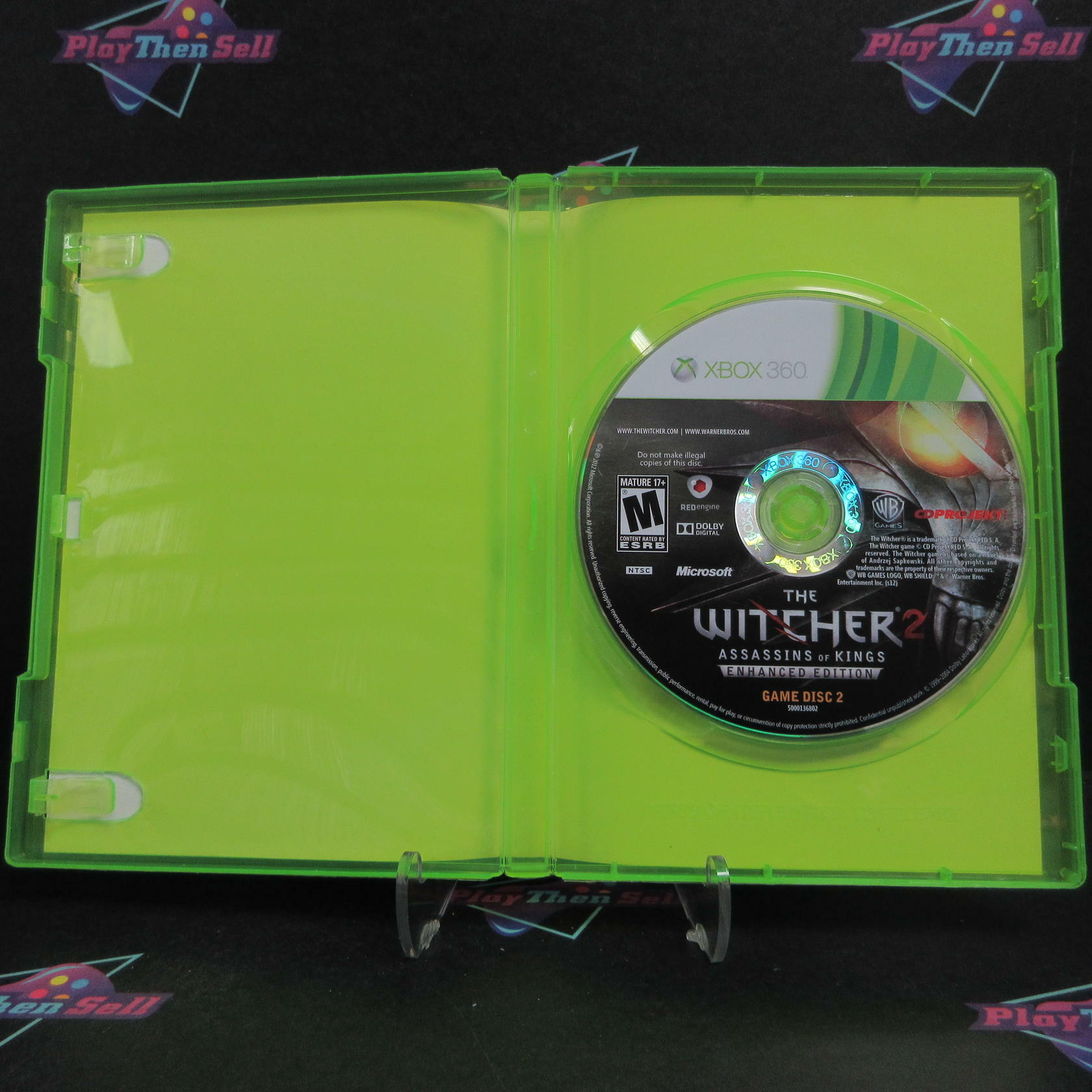 The Witcher 2 Assassins Of Kings Enhanced Edition Xbox 360 + CD - Very Good
