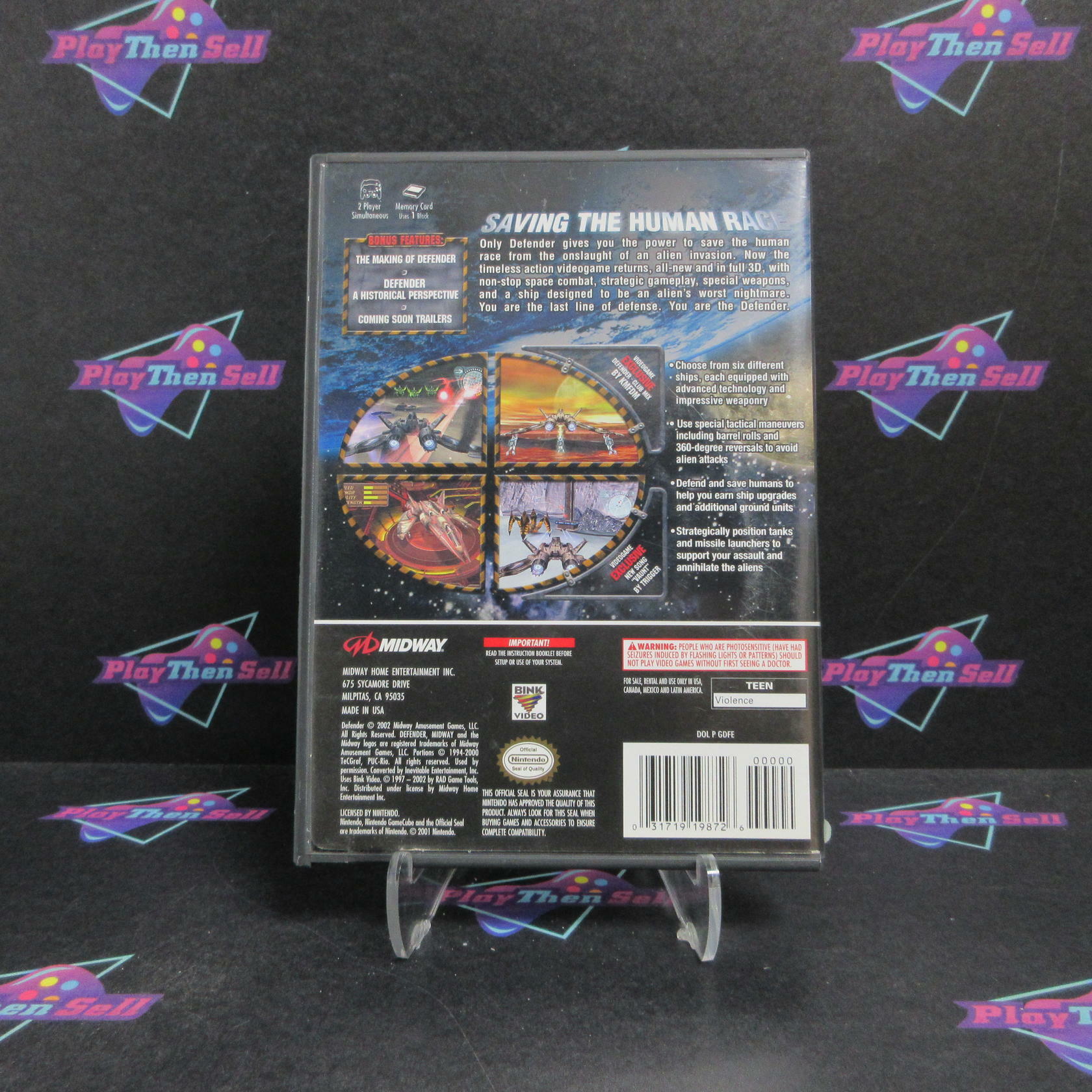 Defender Nintendo Gamecube - Very Good