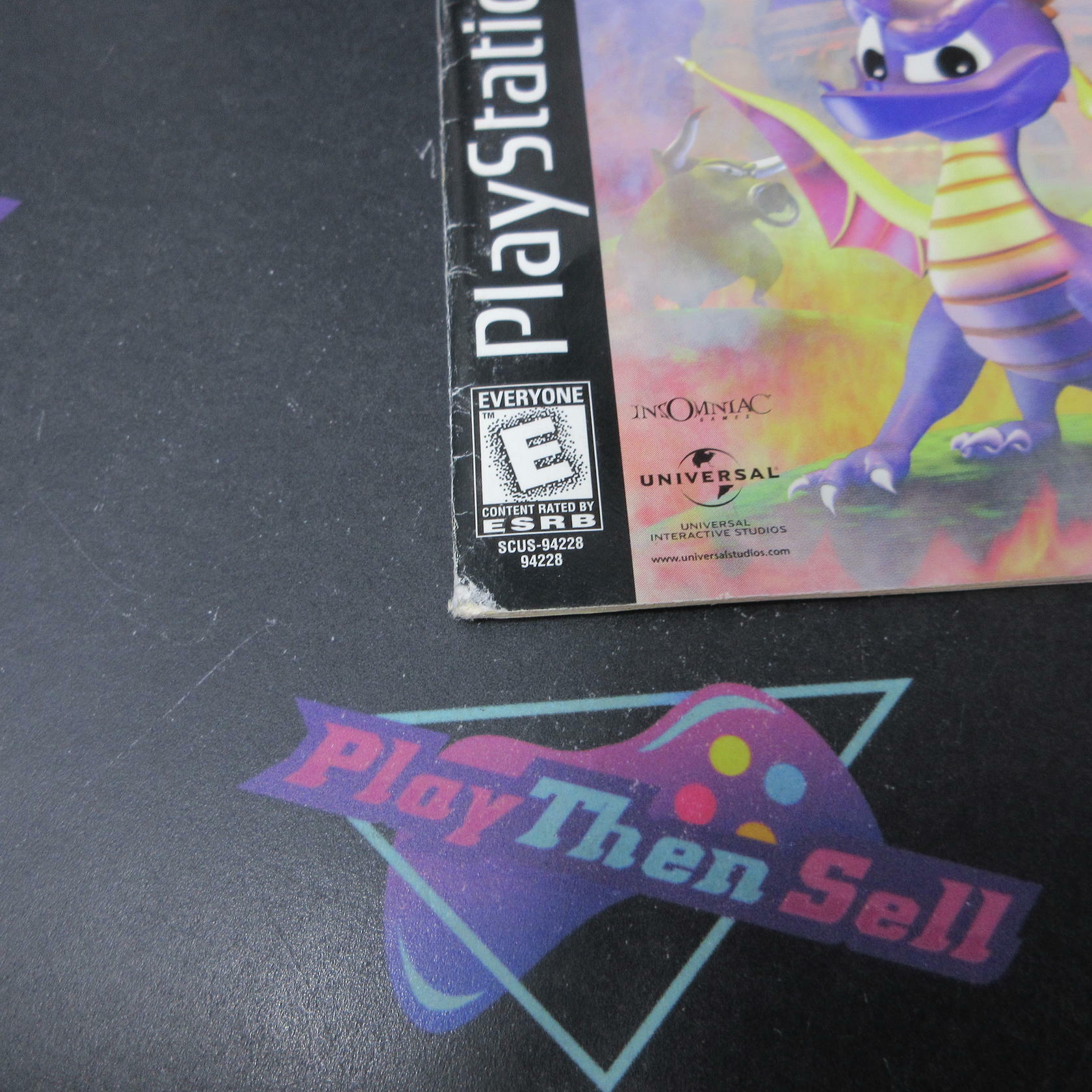 Spyro the Dragon PS1 PlayStation 1 Complete - Very Good