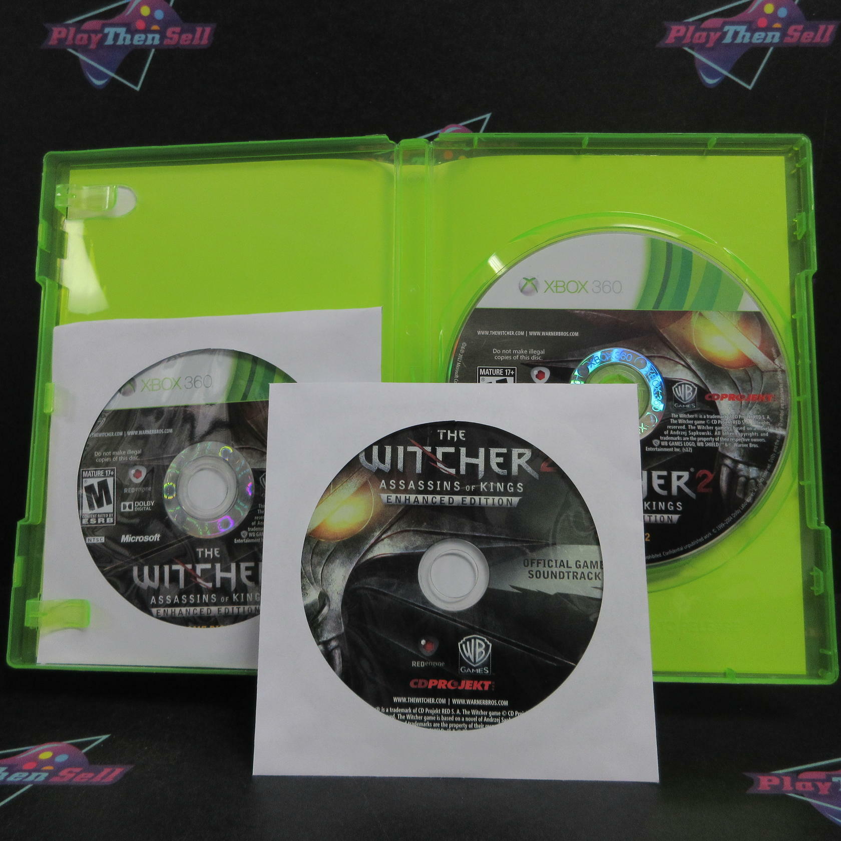 The Witcher 2 Assassins Of Kings Enhanced Edition Xbox 360 + CD - Very Good