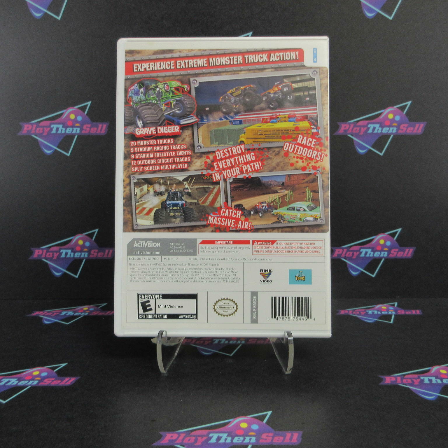 Monster Jam Nintendo Wii Complete - Refurbished