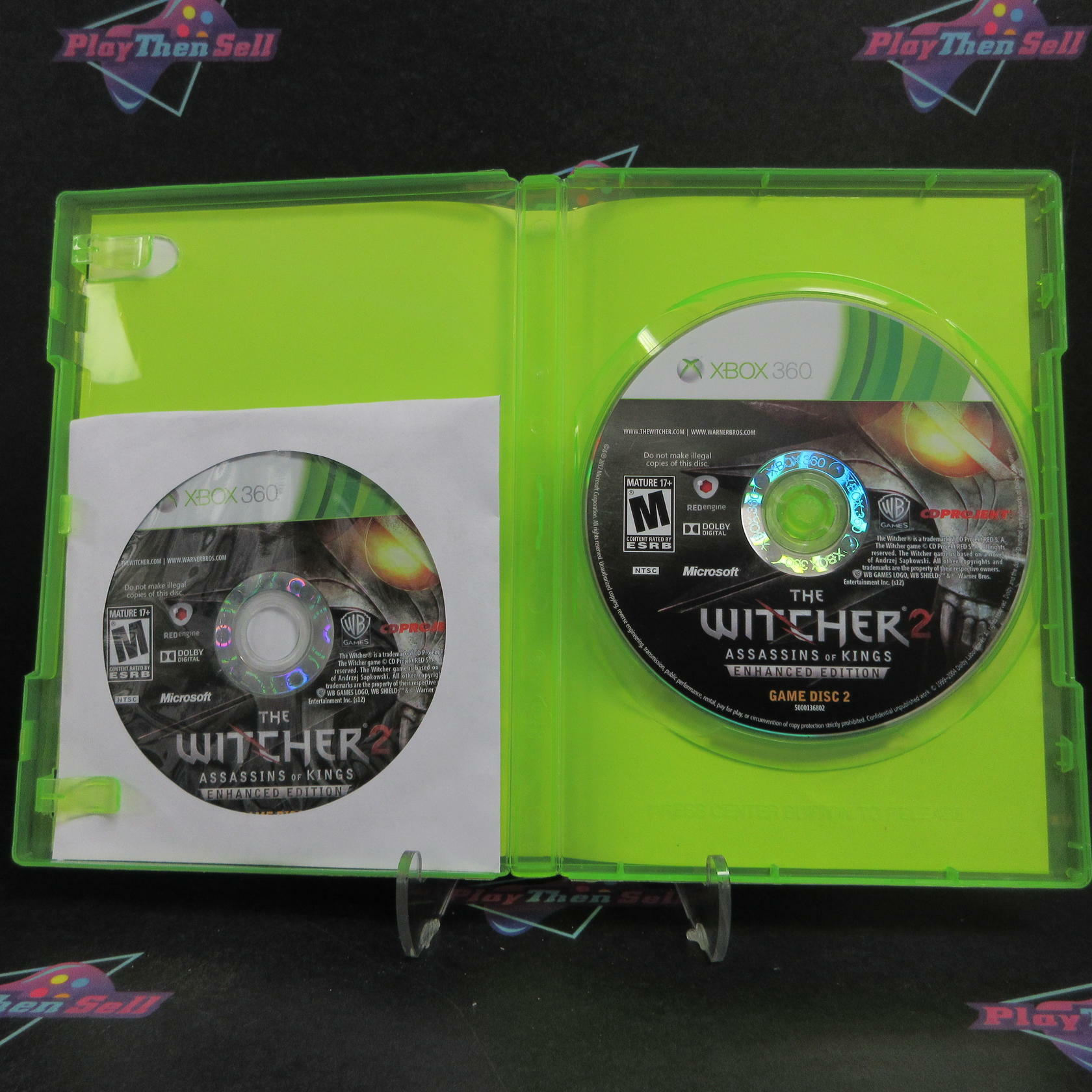 The Witcher 2 Assassins Of Kings Enhanced Edition Xbox 360 + CD - Very Good