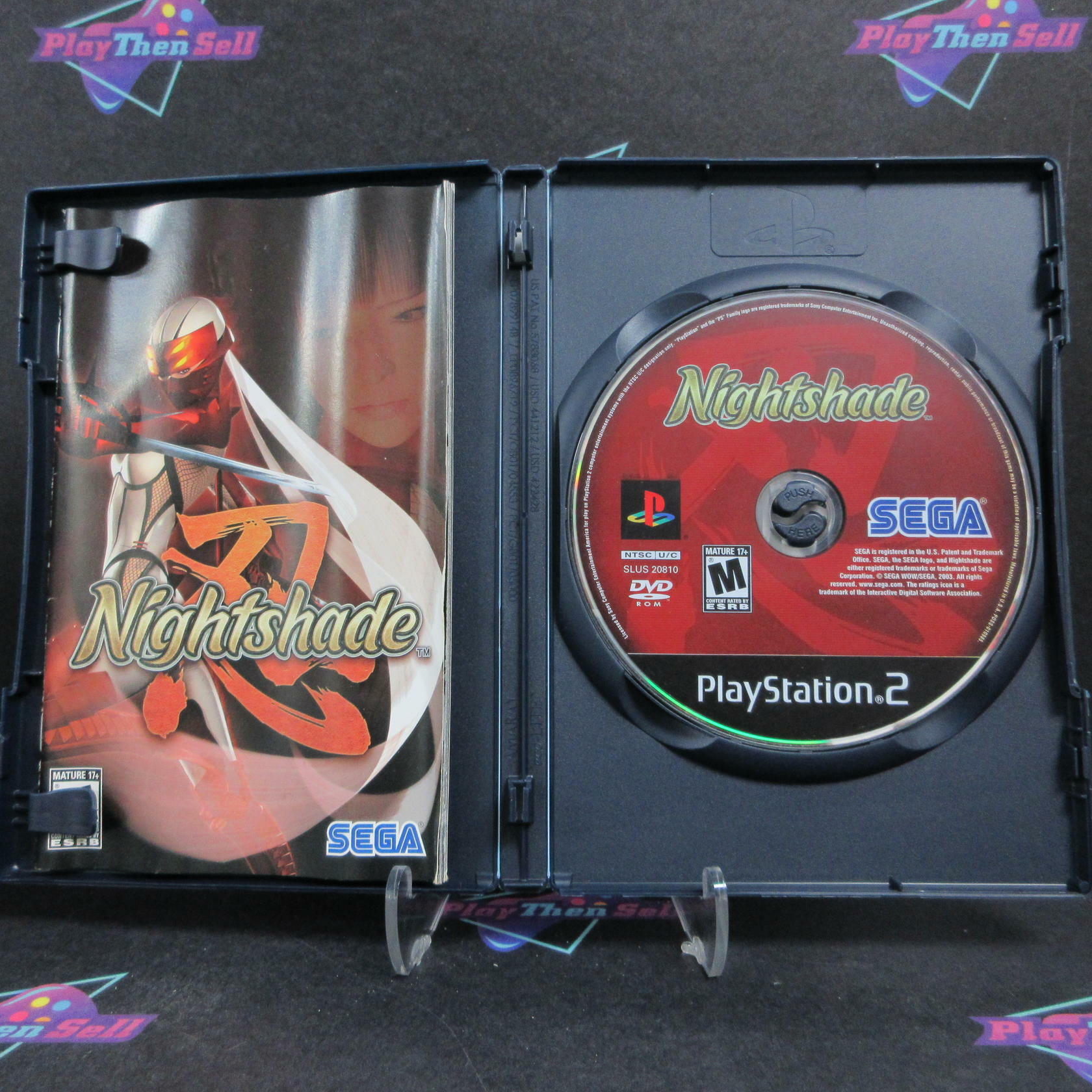 Nightshade PS2 PlayStation 2 Complete - Very Good