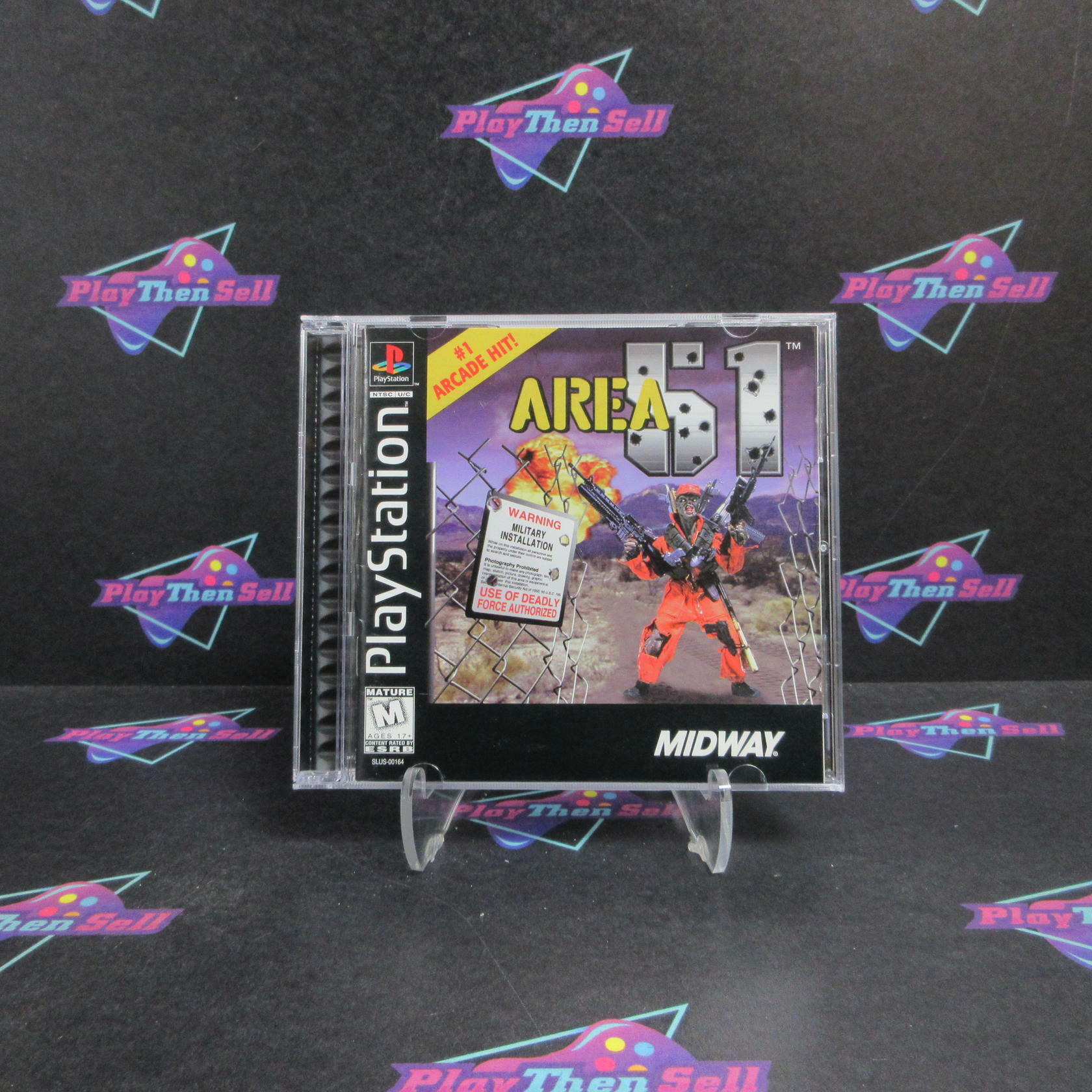 Area 51 PS1 PlayStation 1 Complete - Refurbished