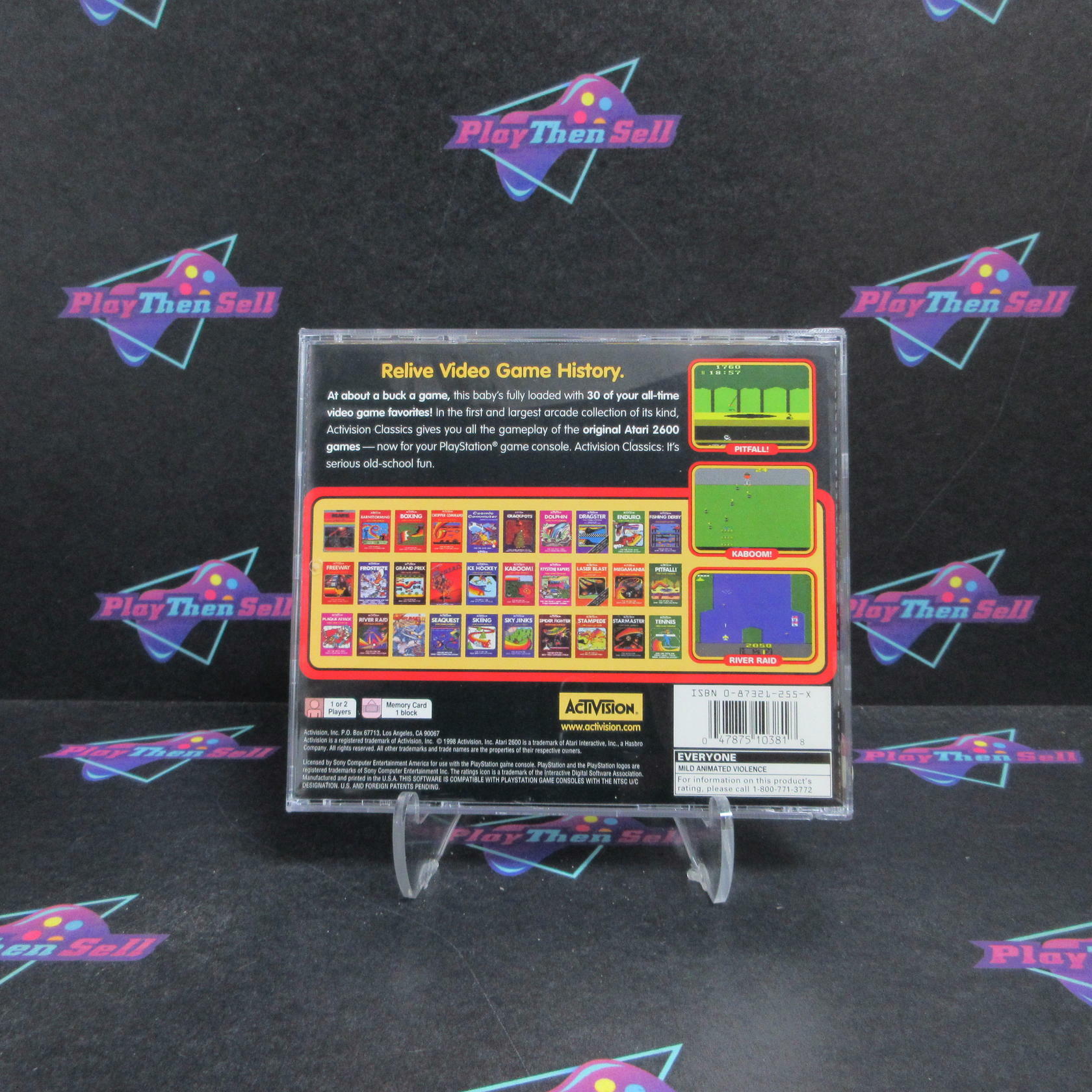 Activision Classic Game Collection PS1 + Reg Card Complete - Very Good