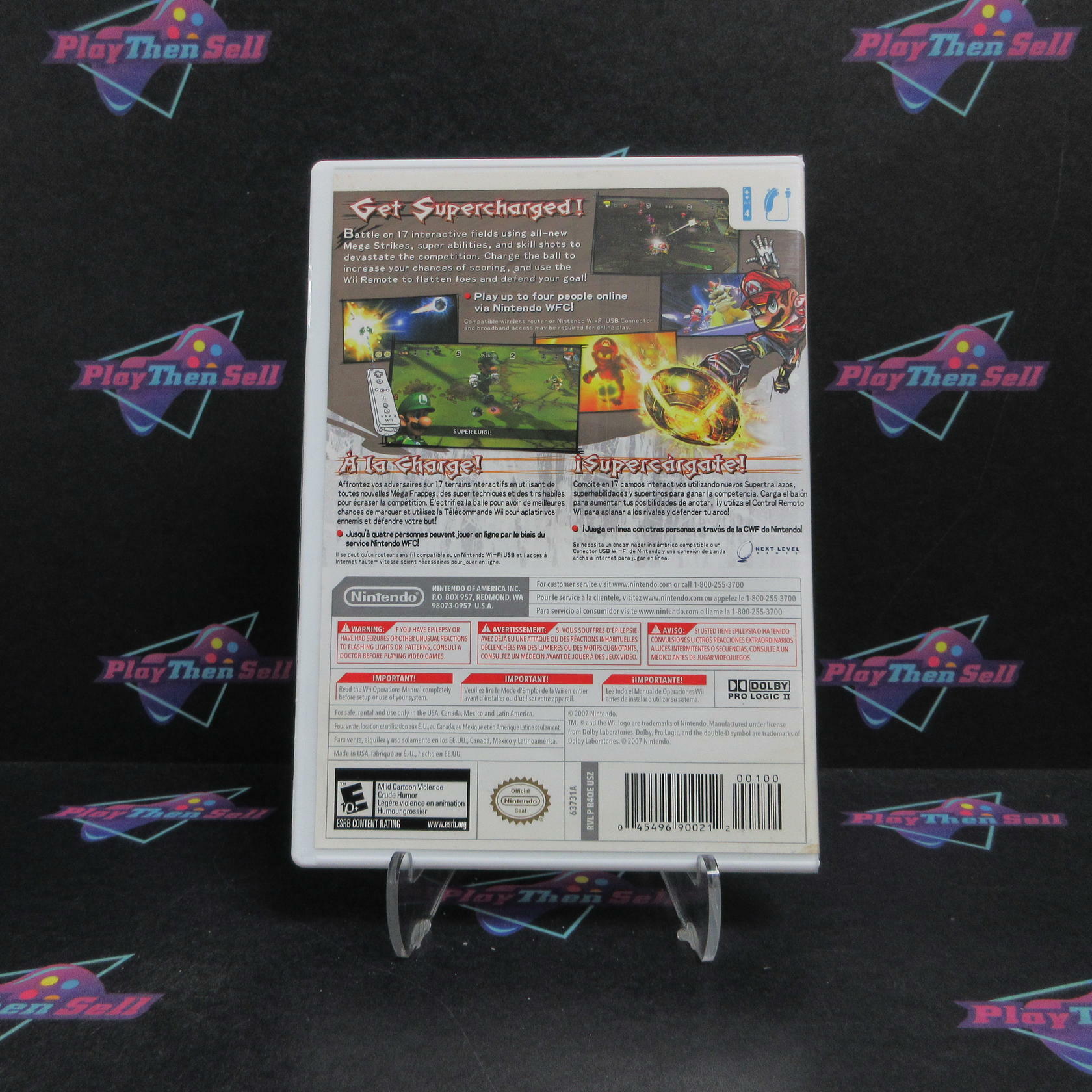 Mario Strikers Charged Nintendo Wii - Very Good