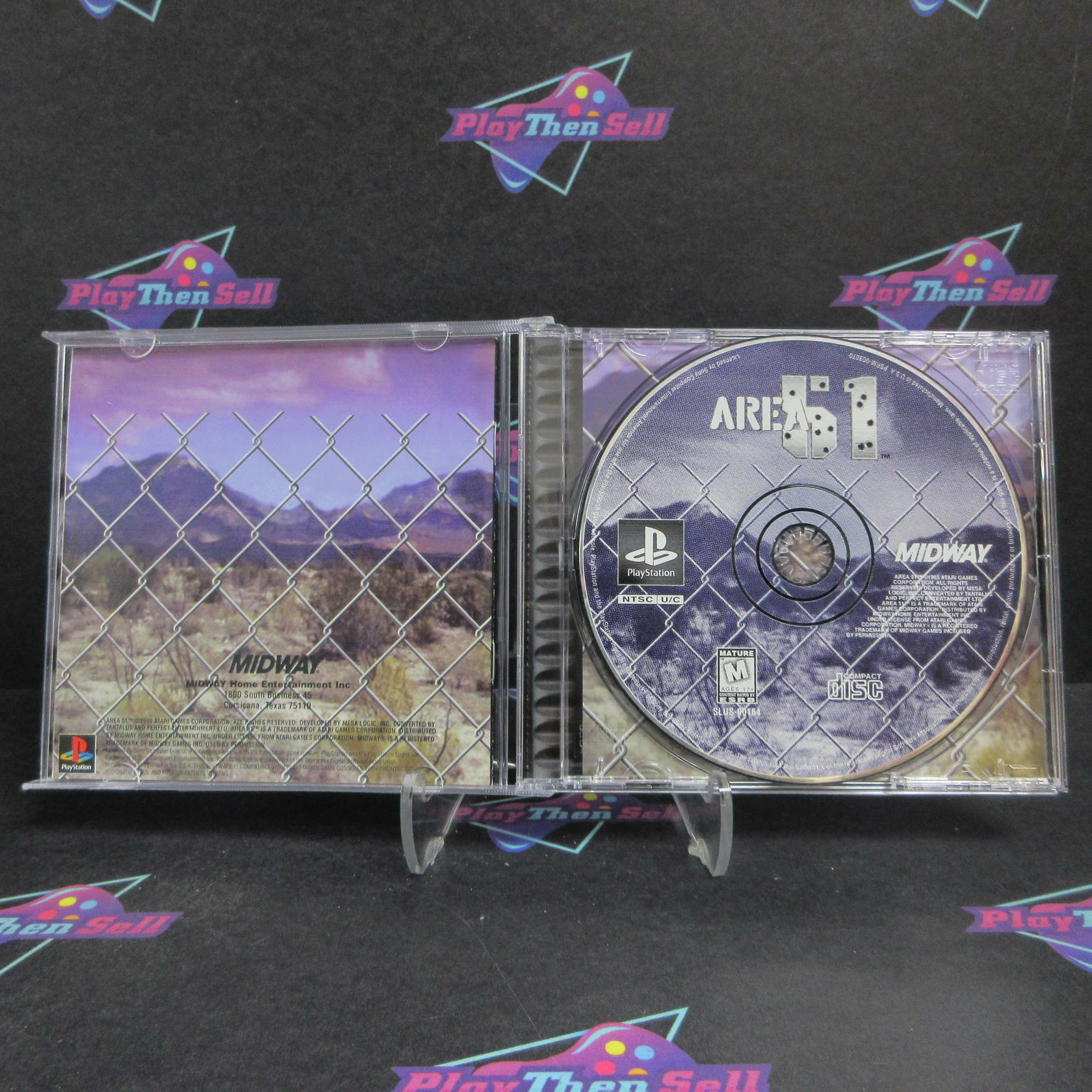 Area 51 PS1 PlayStation 1 Complete - Refurbished