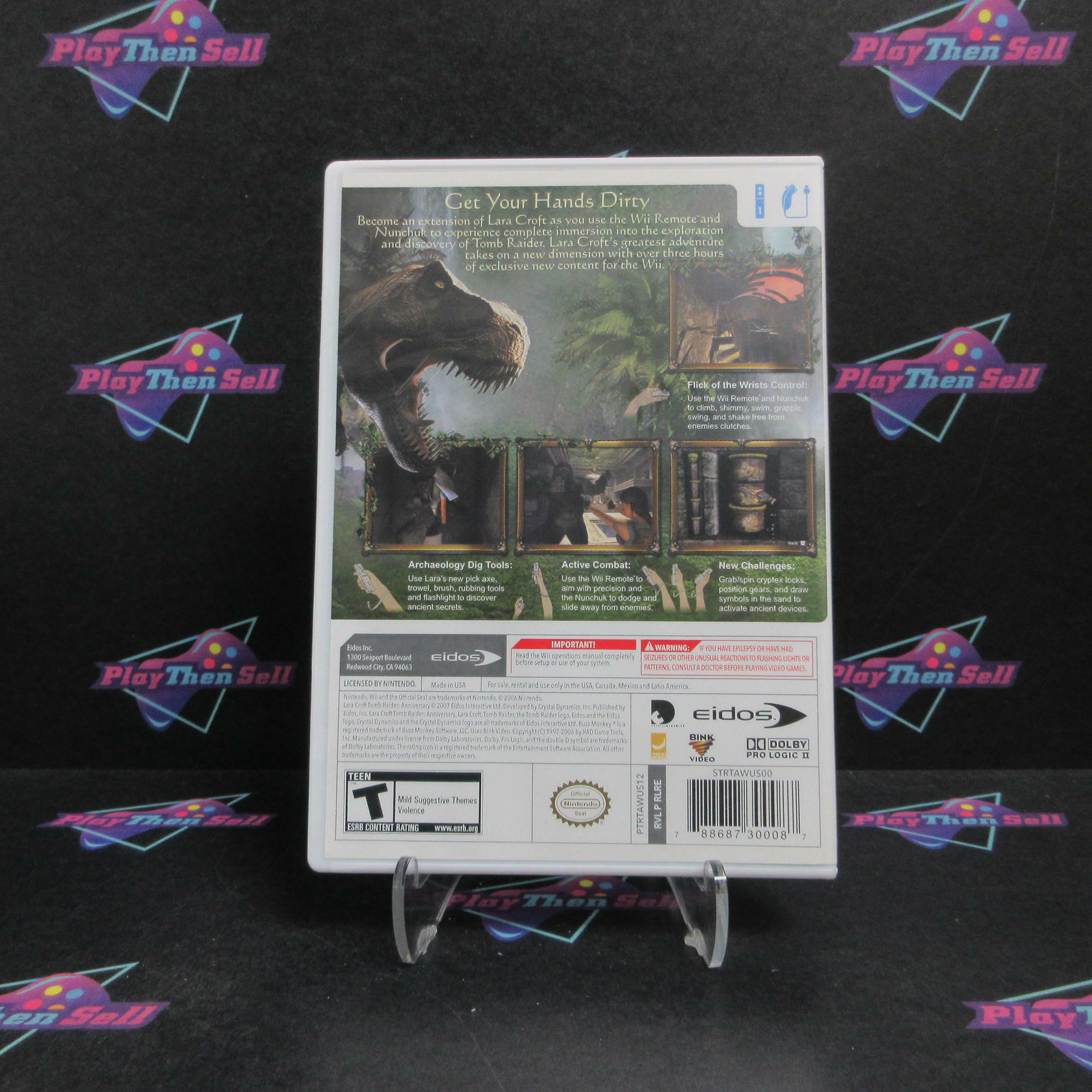 Lara Croft Tomb Raider Anniversary Nintendo Wii Complete - Refurbished