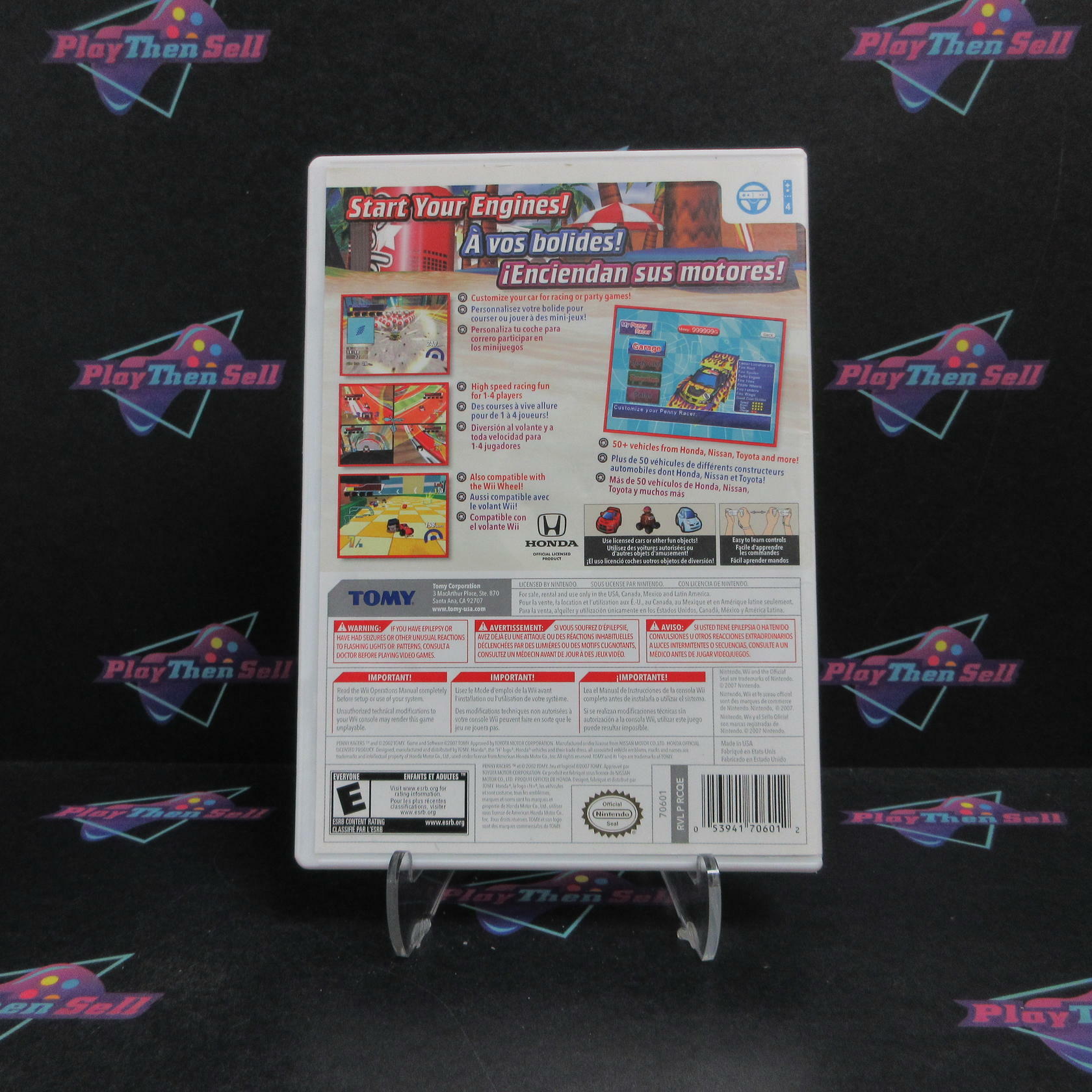 Penny Racers Party Turbo Q Speedway Nintendo Wii - Very Good