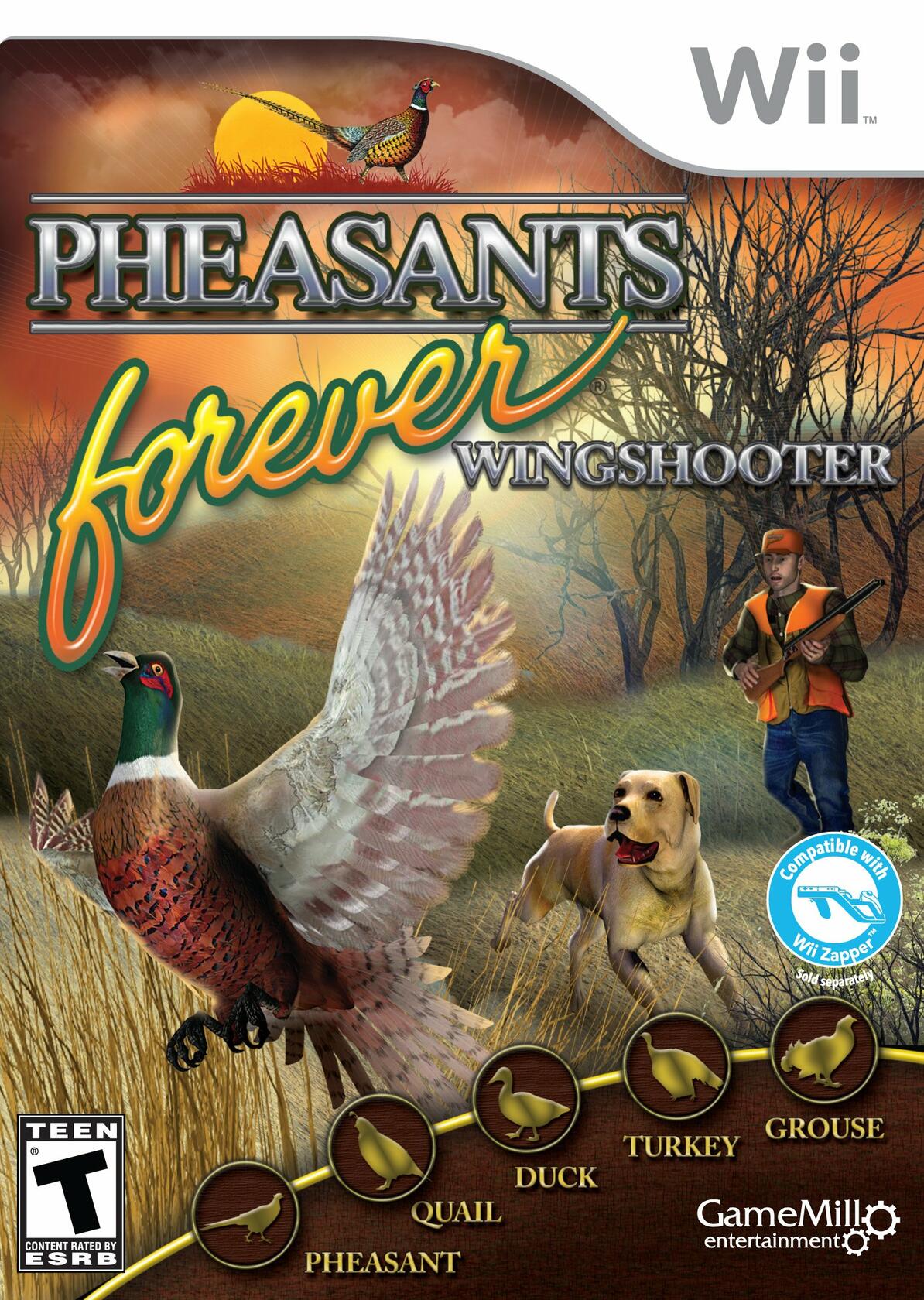 Pheasants Forever Wingshooter Nintendo Wii Complete - Refurbished