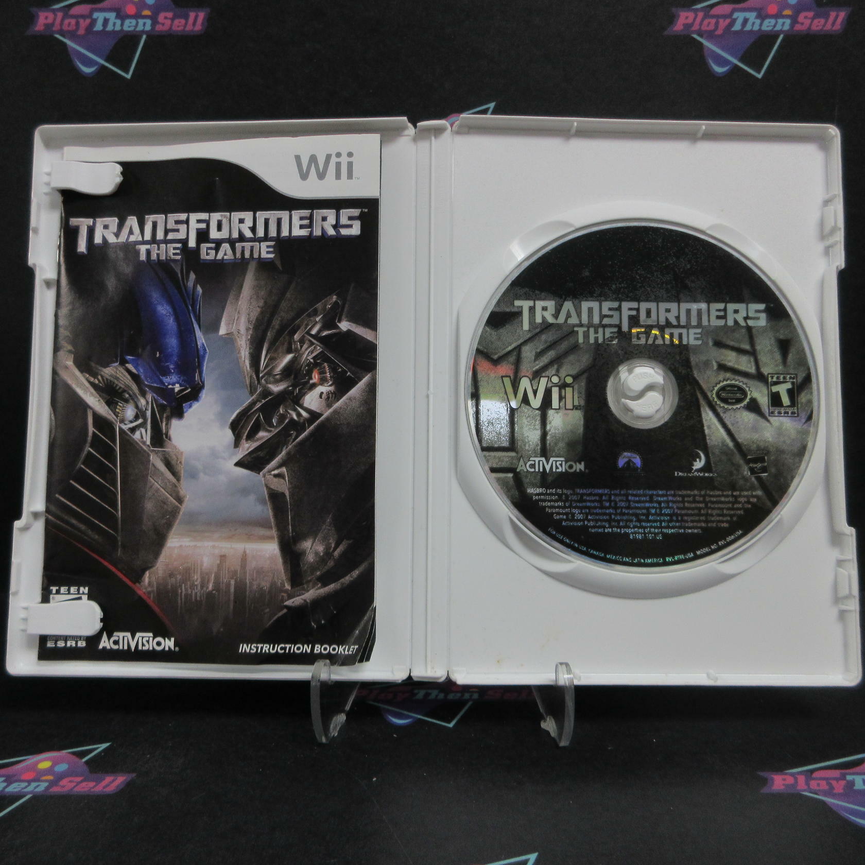 Transformers the Game Nintendo Wii Complete - Very Good