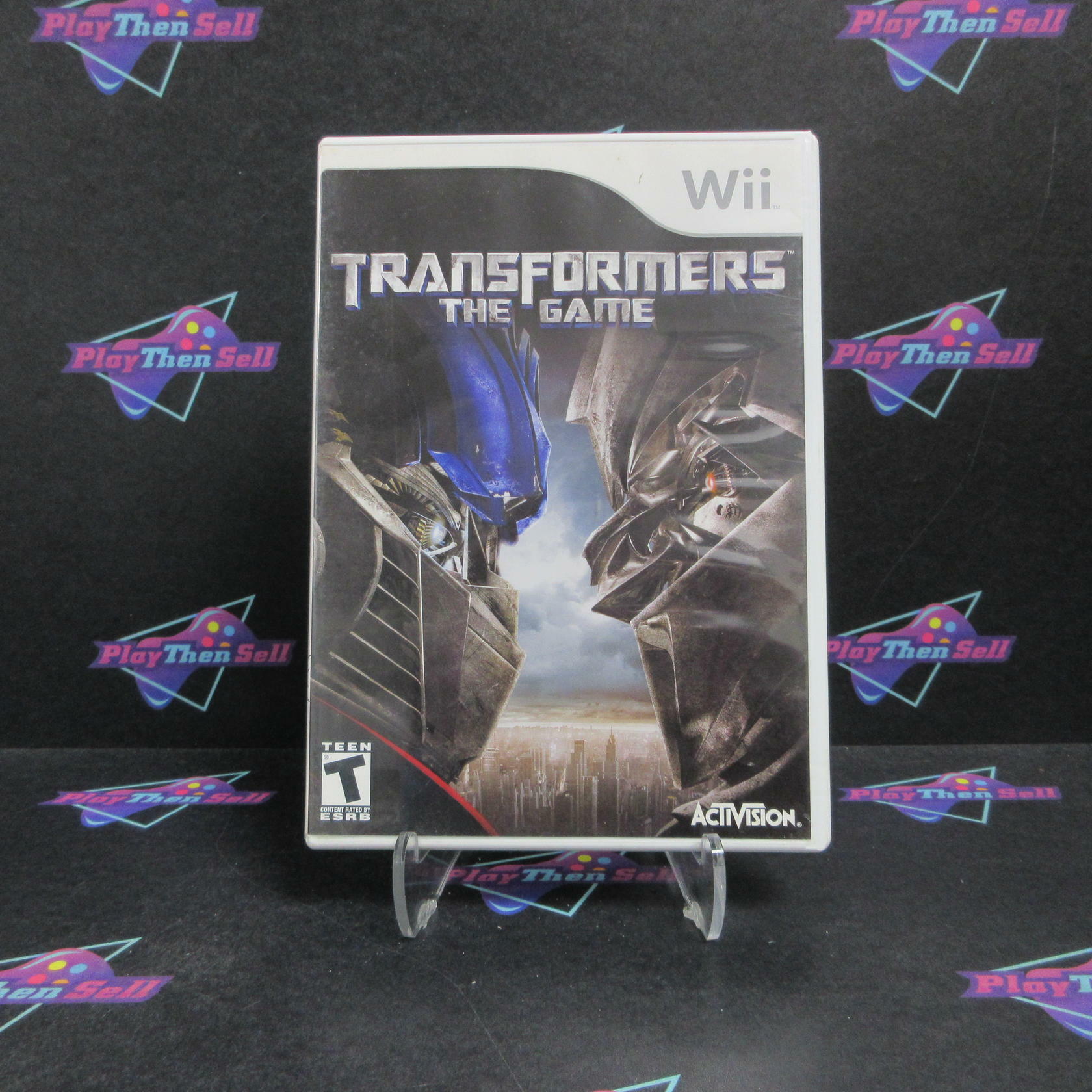 Transformers the Game Nintendo Wii Complete - Very Good
