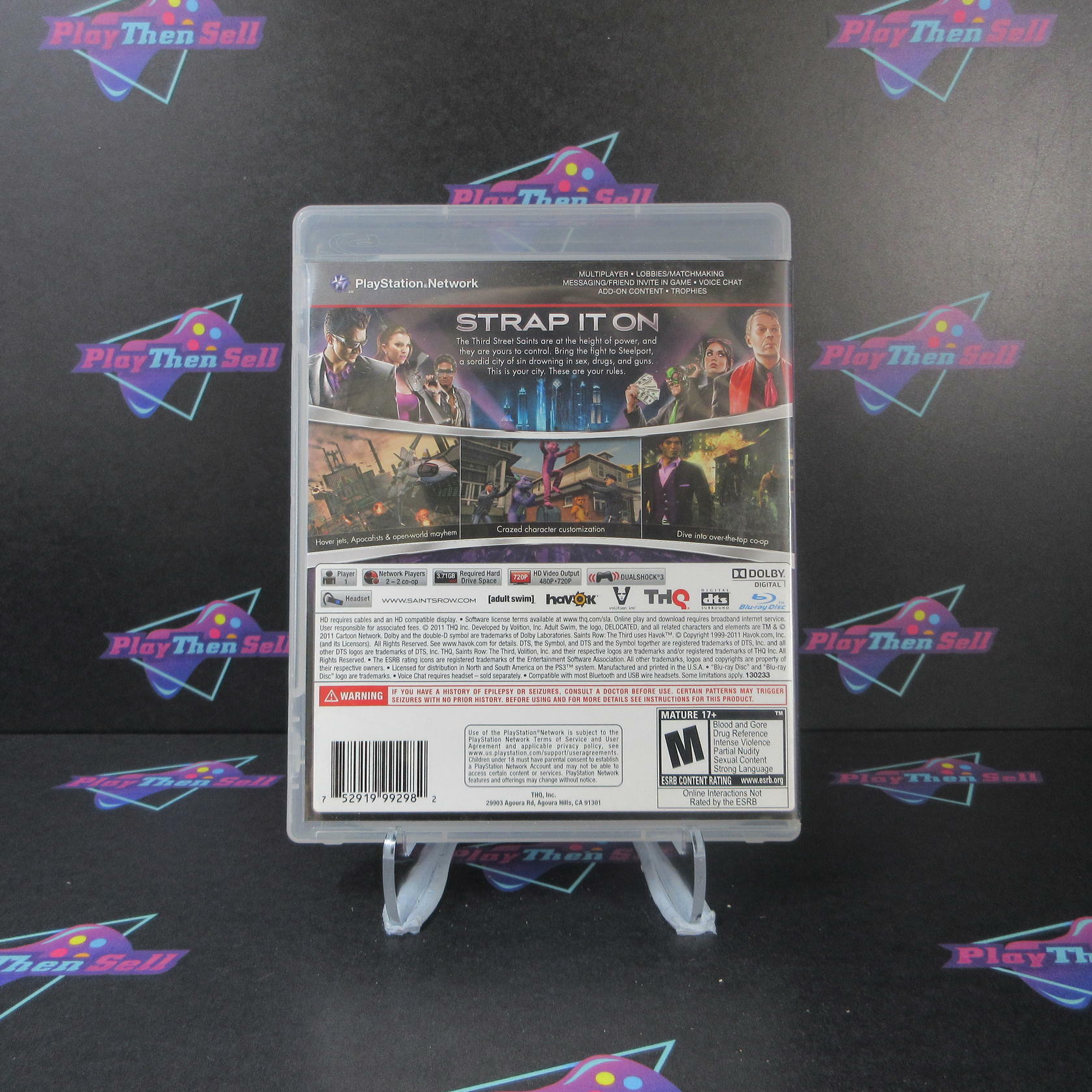 Saints Row The Third PS3 PlayStation 3 - Very Good
