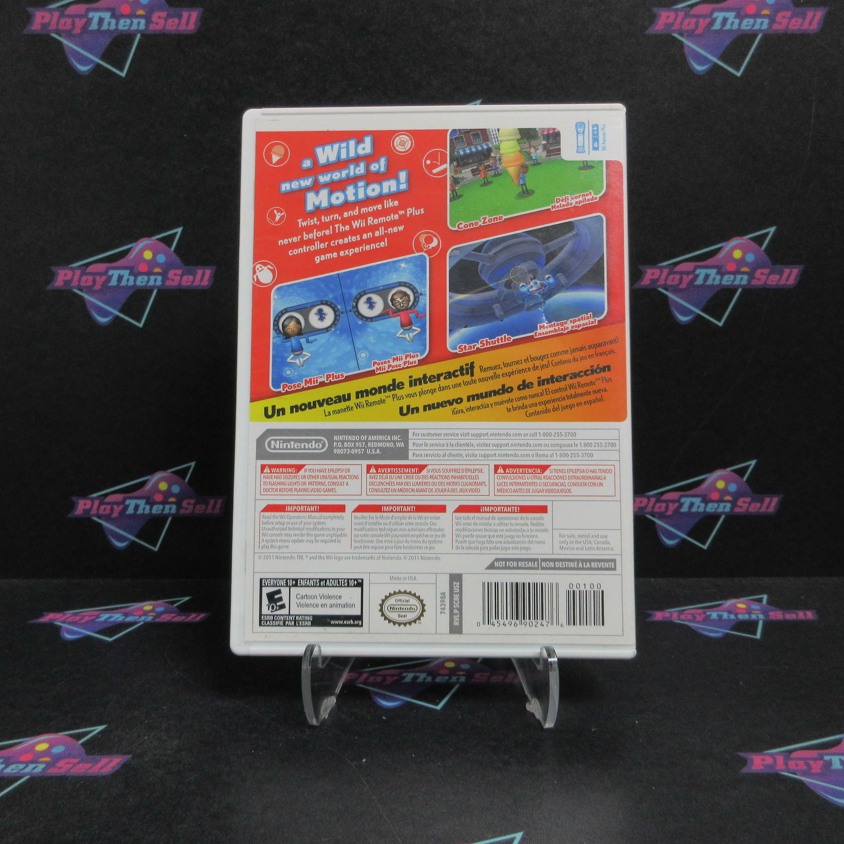 Wii Play Motion Nintendo Wii Complete - Very Good