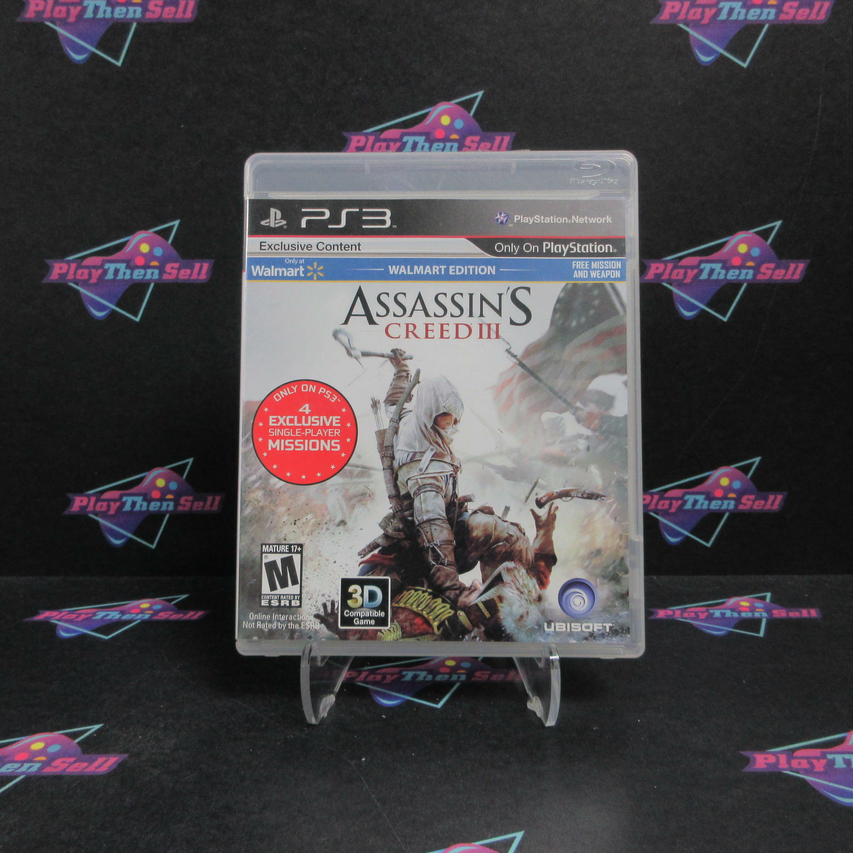 Assassin's Creed III Walmart Edition PS3 PlayStation 3 - Very Good