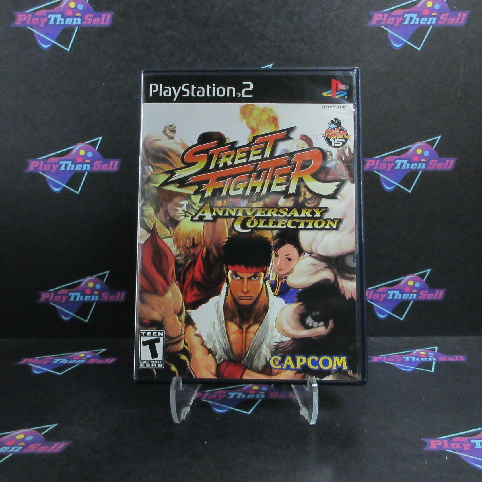 Street Fighter Anniversary Collection PS2 PlayStation 2 Complete - Excellent
