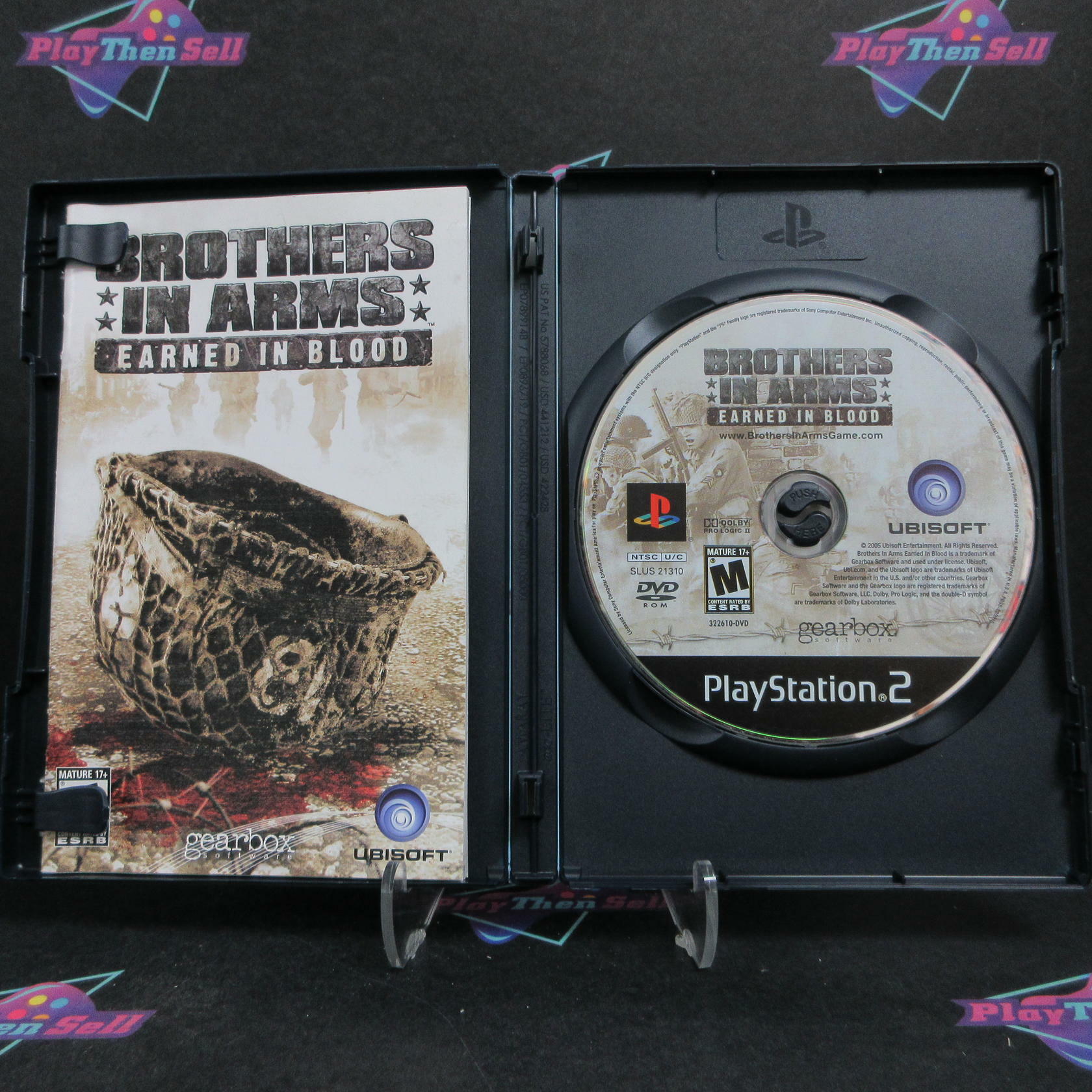 Brothers in Arms Earned in Blood PS2 PlayStation 2 Complete - Excellent
